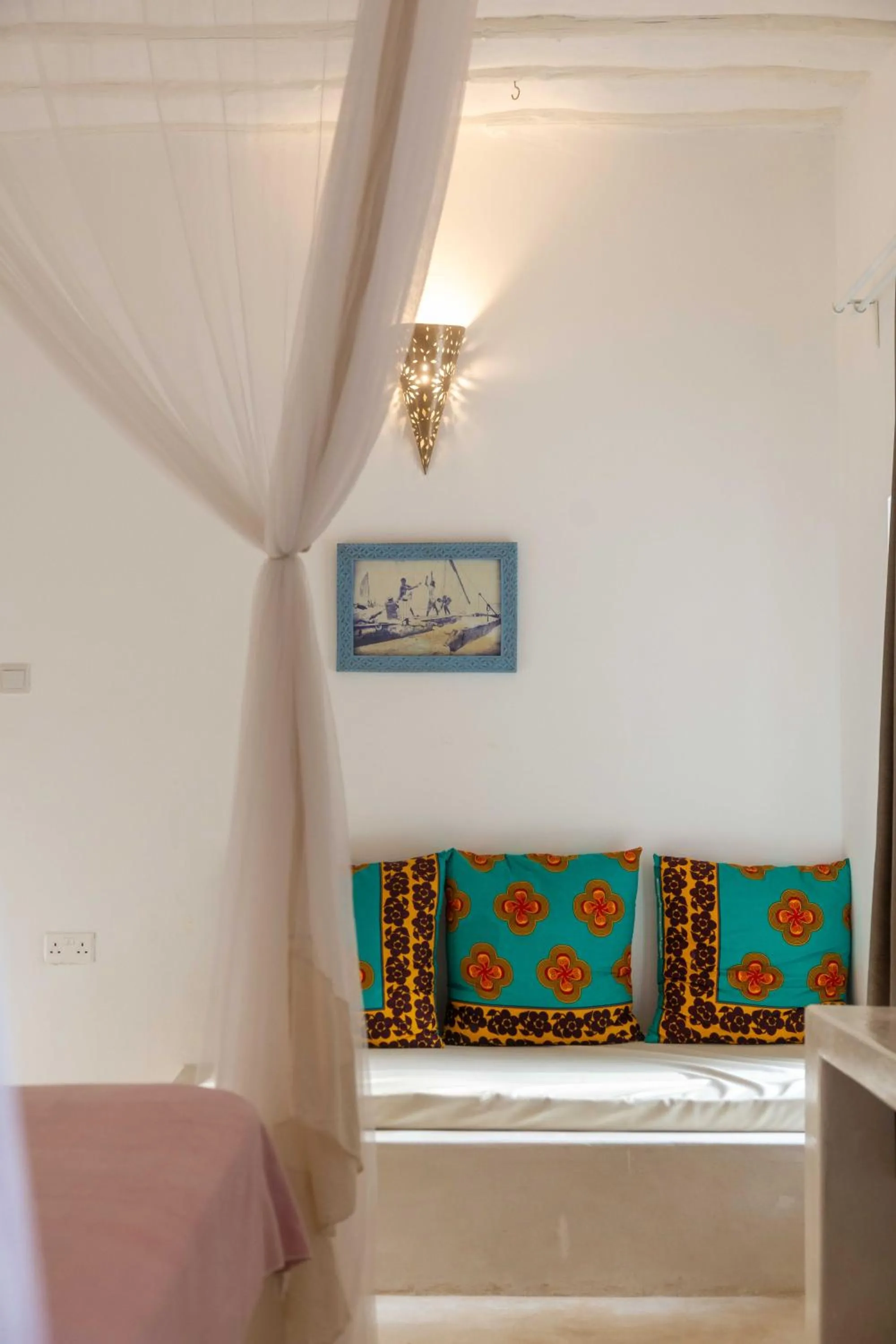 Seating area in Sharazad Boutique Hotel