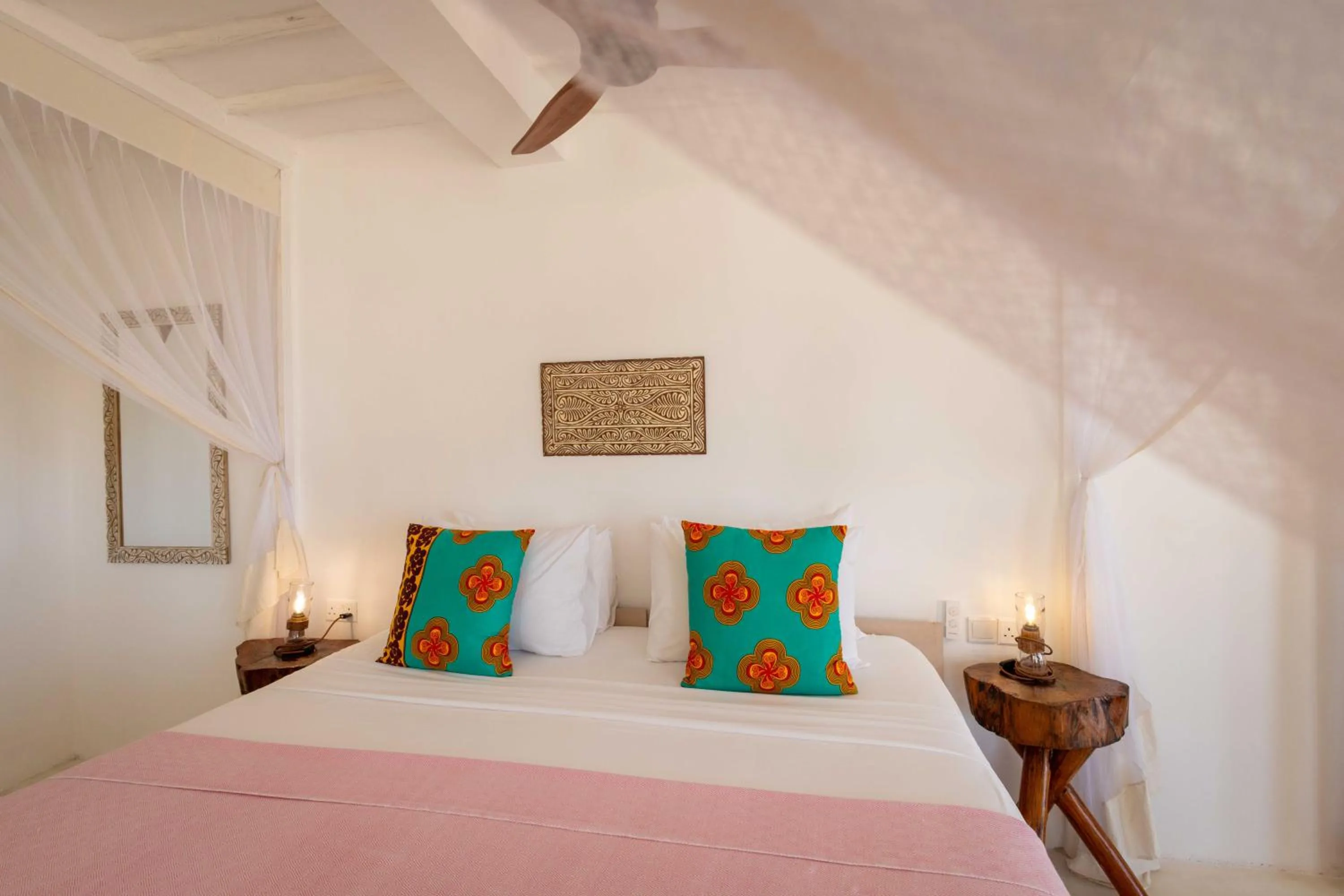 Bed in Sharazad Boutique Hotel