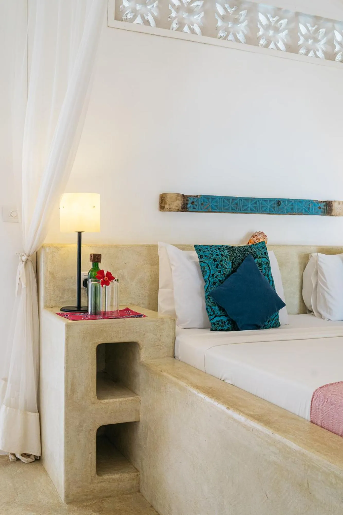 Bed in Sharazad Boutique Hotel