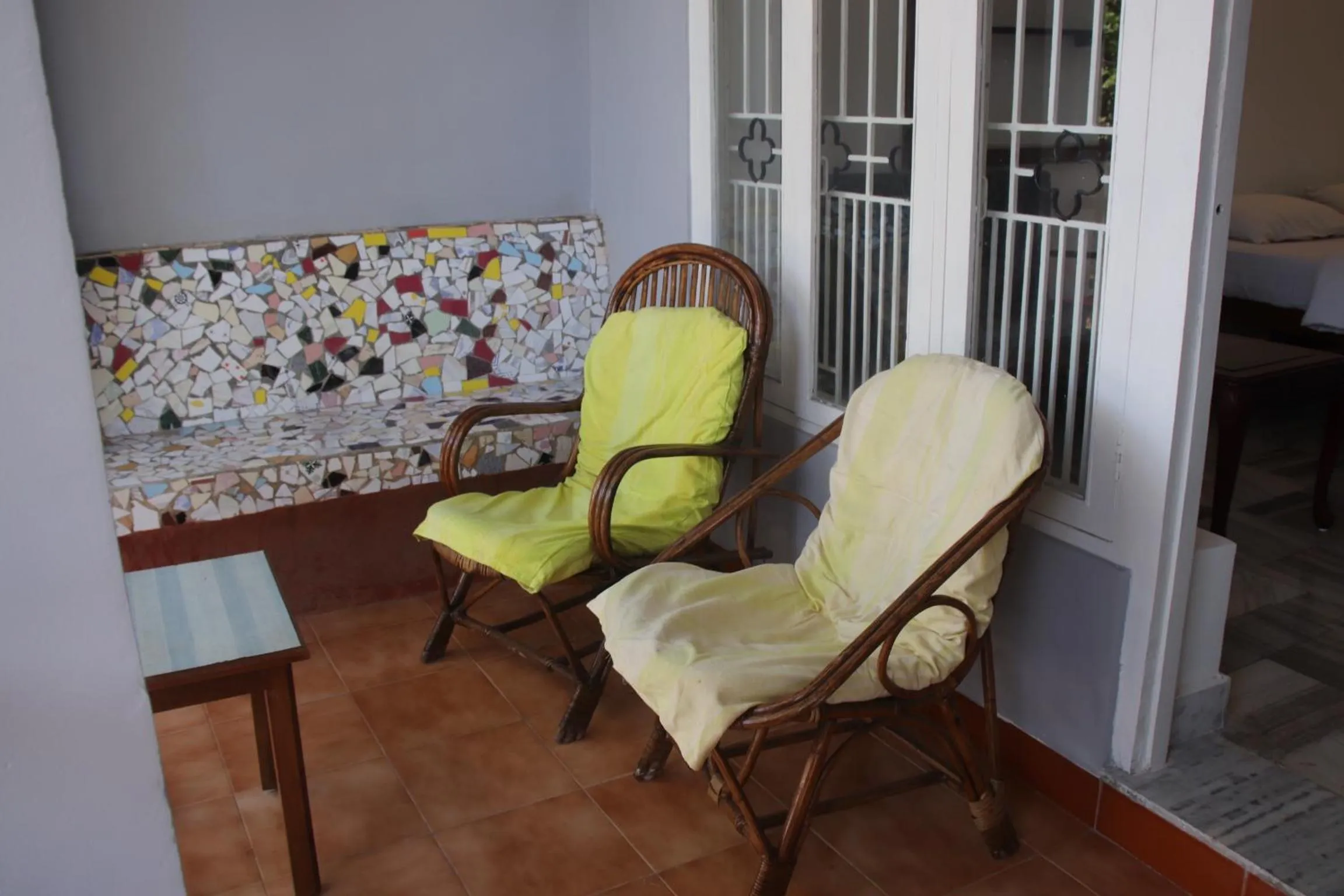 Patio in Peravel Beach Holiday Home