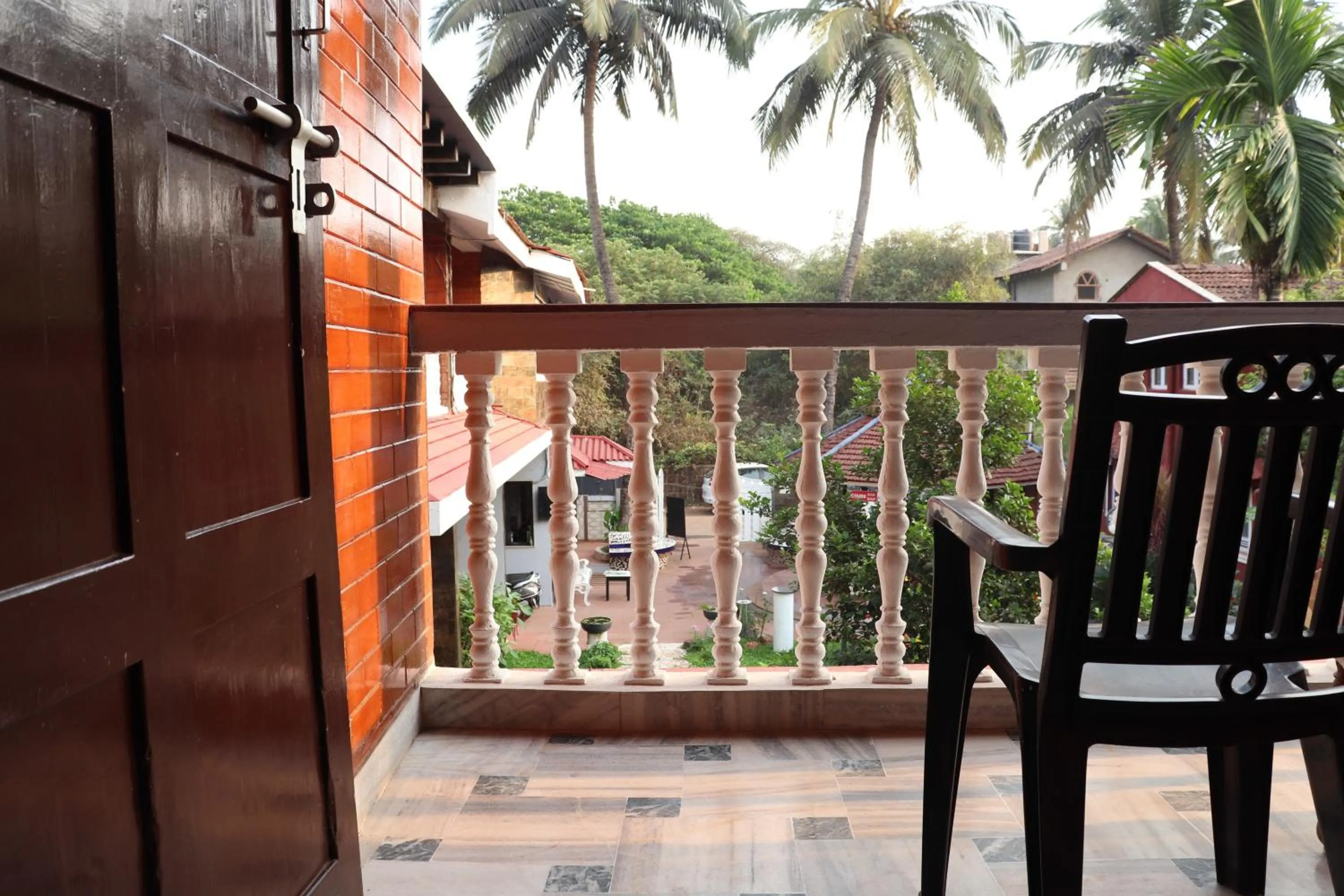 Balcony/Terrace in Peravel Beach Holiday Home