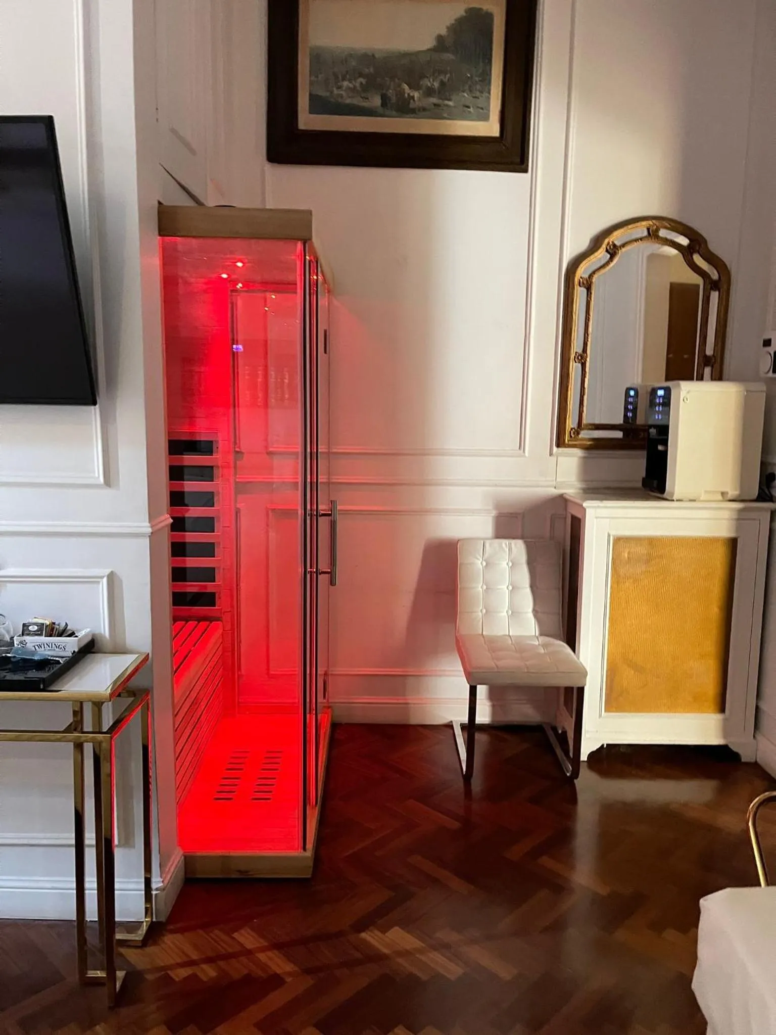 Sauna in Navona Central Suites