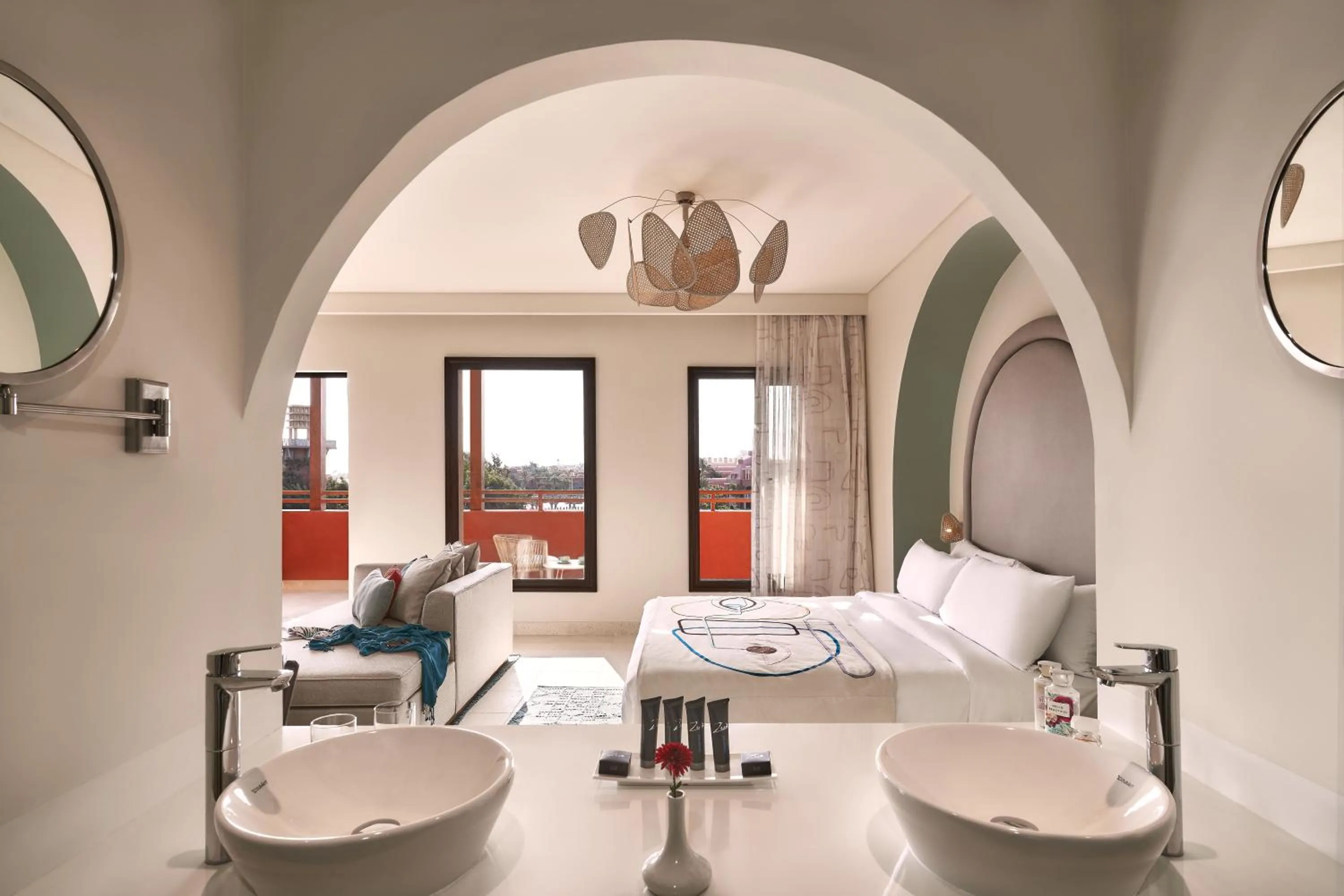 Bedroom, Bed in Three Corners Ocean View El Gouna - Adults Only