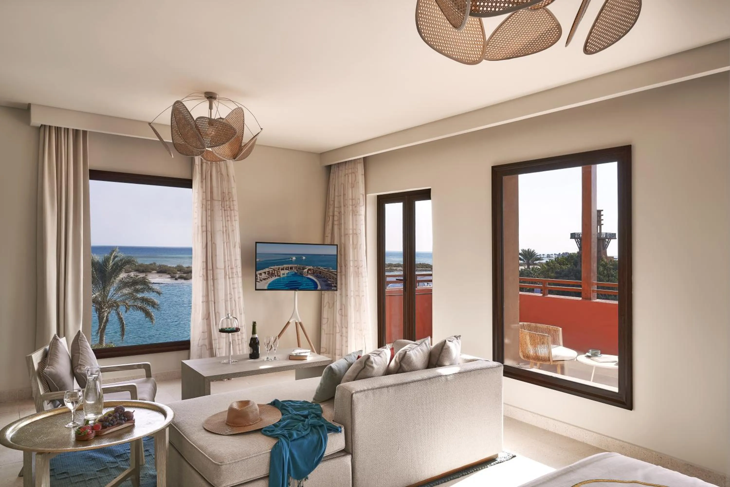 Living room in Three Corners Ocean View El Gouna - Adults Only