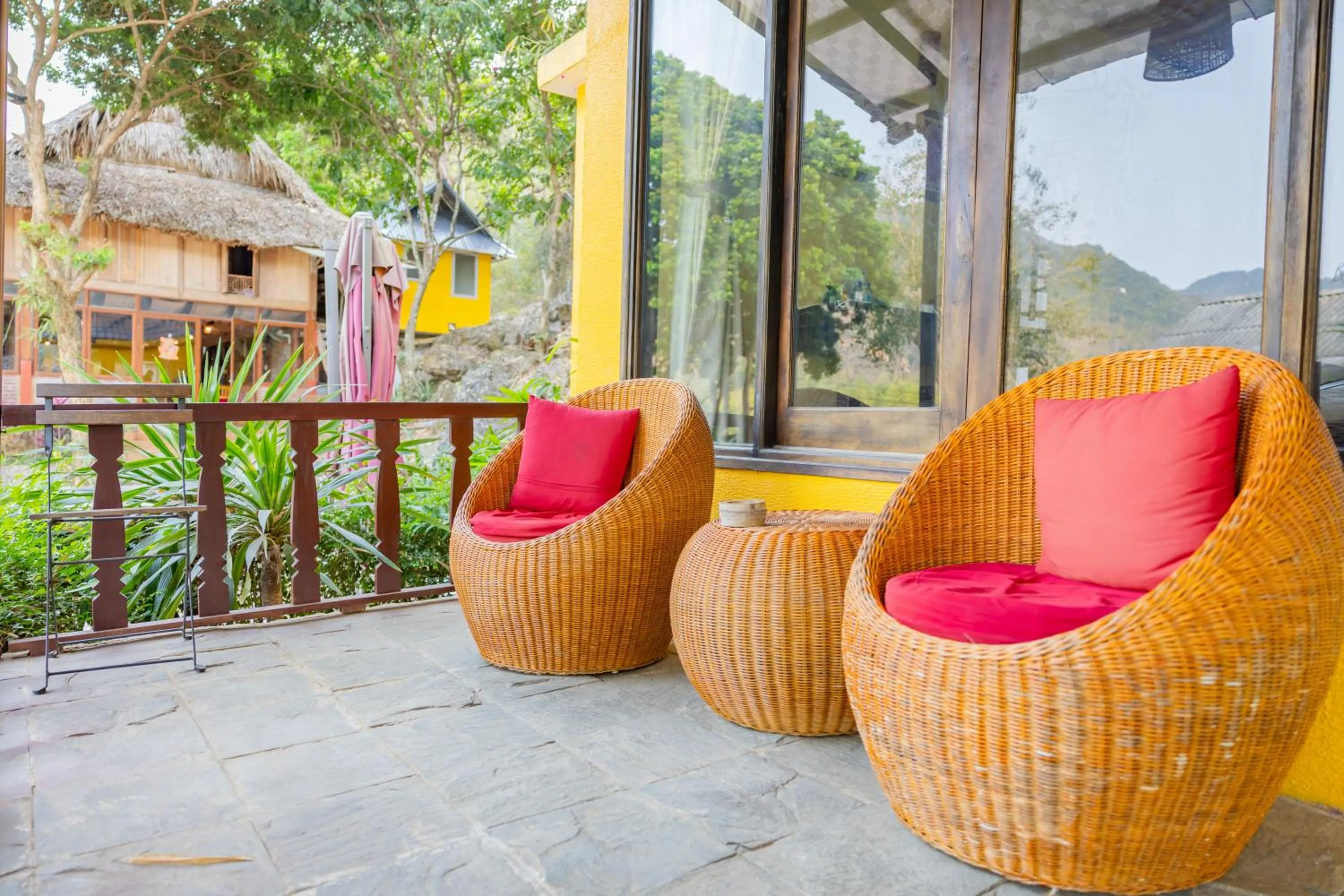 Balcony/Terrace in Mai Chau Sunrise Village