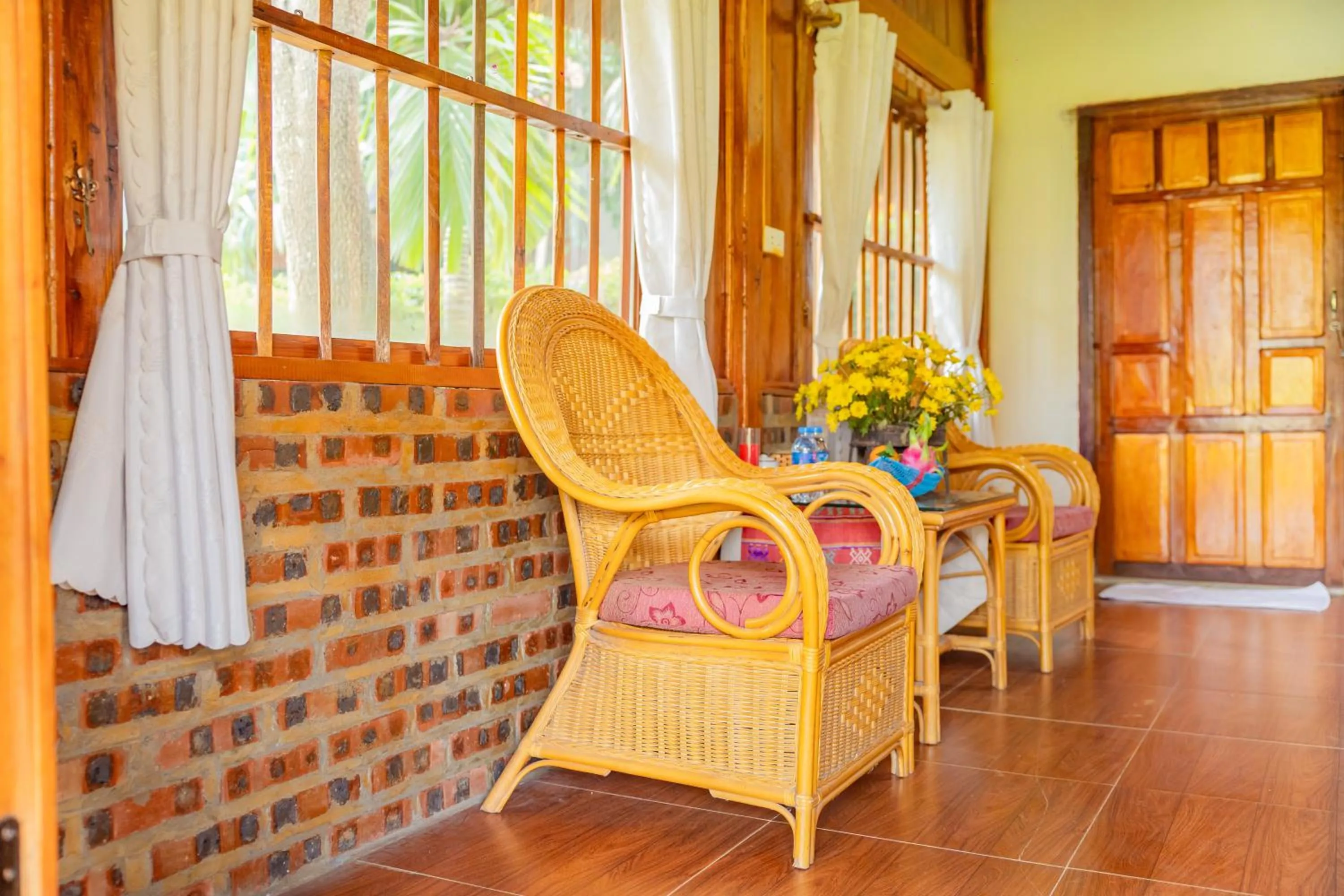 Living room in Mai Chau Sunrise Village
