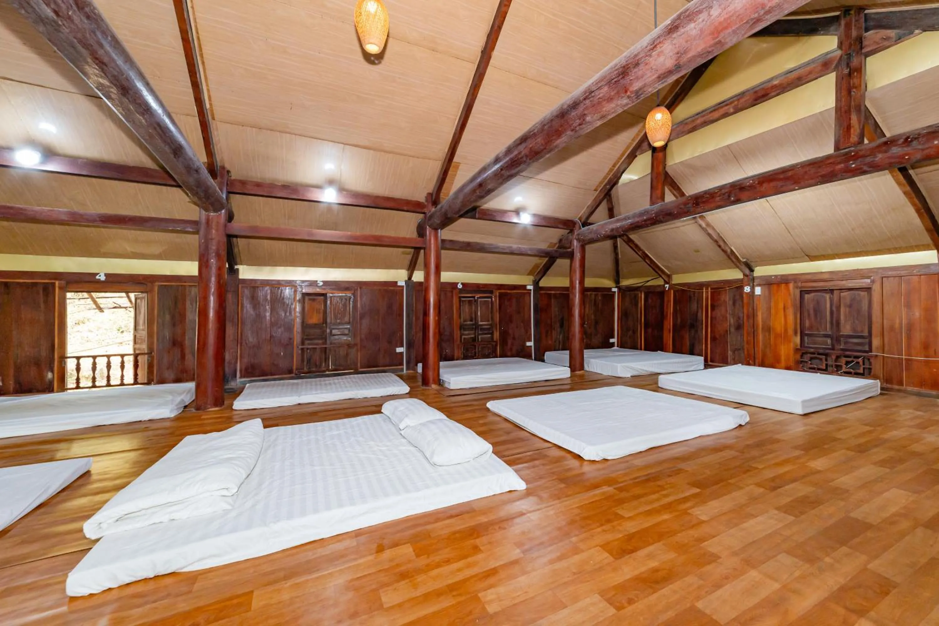 Photo of the whole room, Bed in Mai Chau Sunrise Village