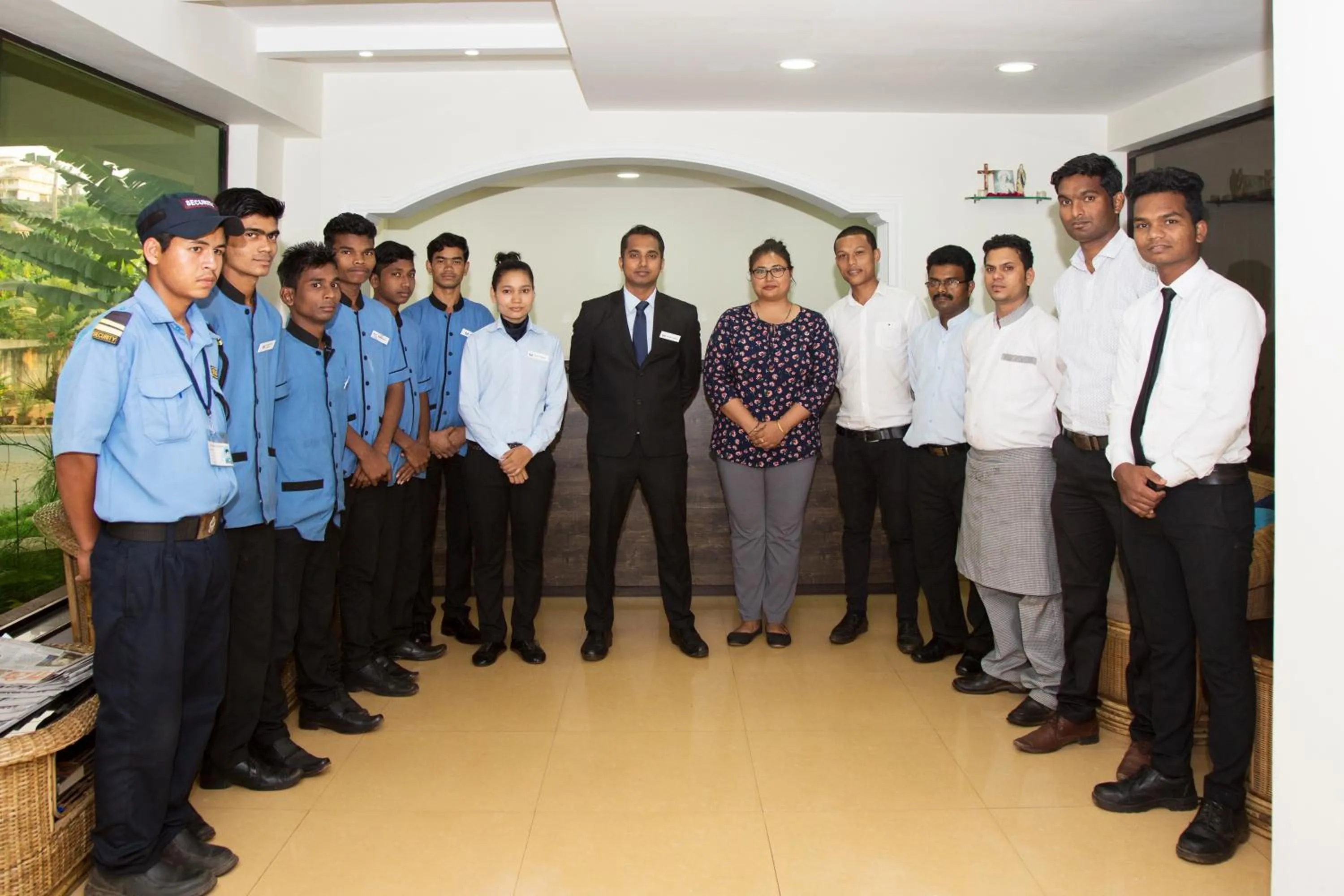 Staff in Rendezvous Beach Resort Panjim