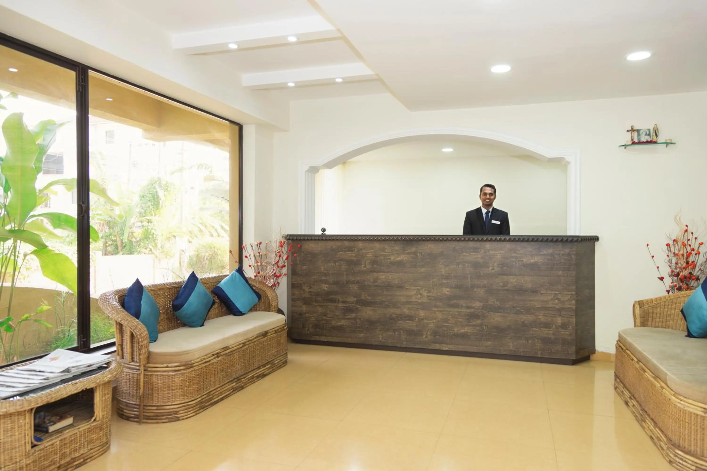 Lobby or reception in Rendezvous Beach Resort Panjim