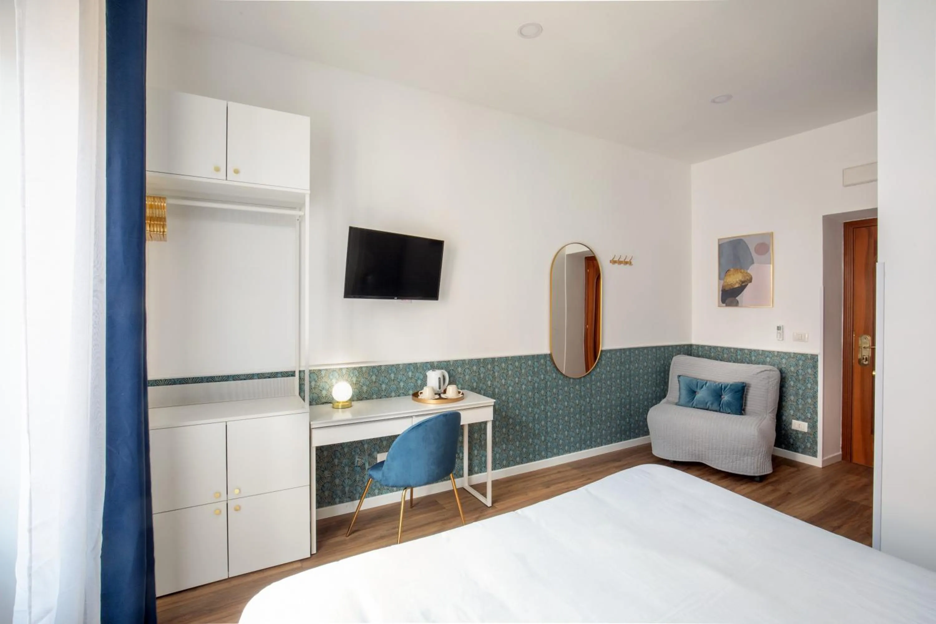 Bed in Amalia Suites by Remember Rome