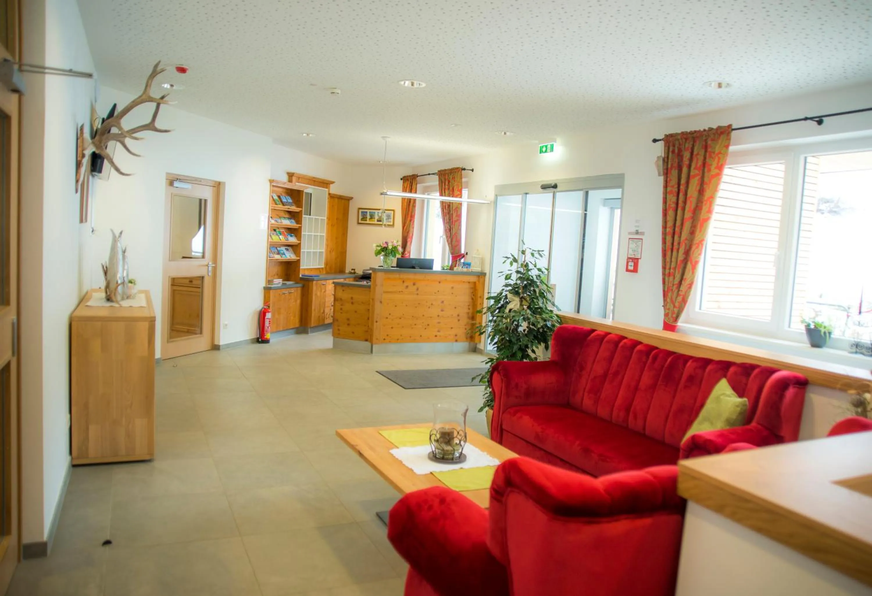 Lobby or reception in Gasthof Wachter