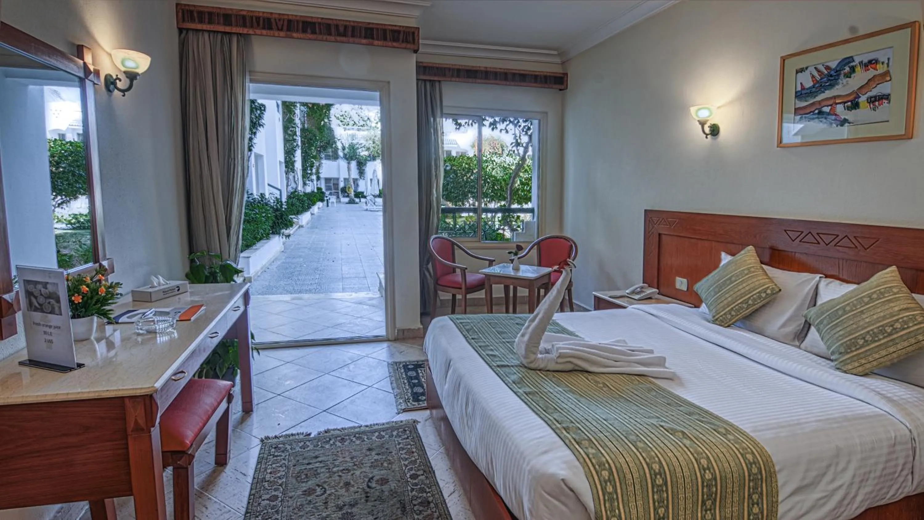 Bed in Falcon Hills Hotel