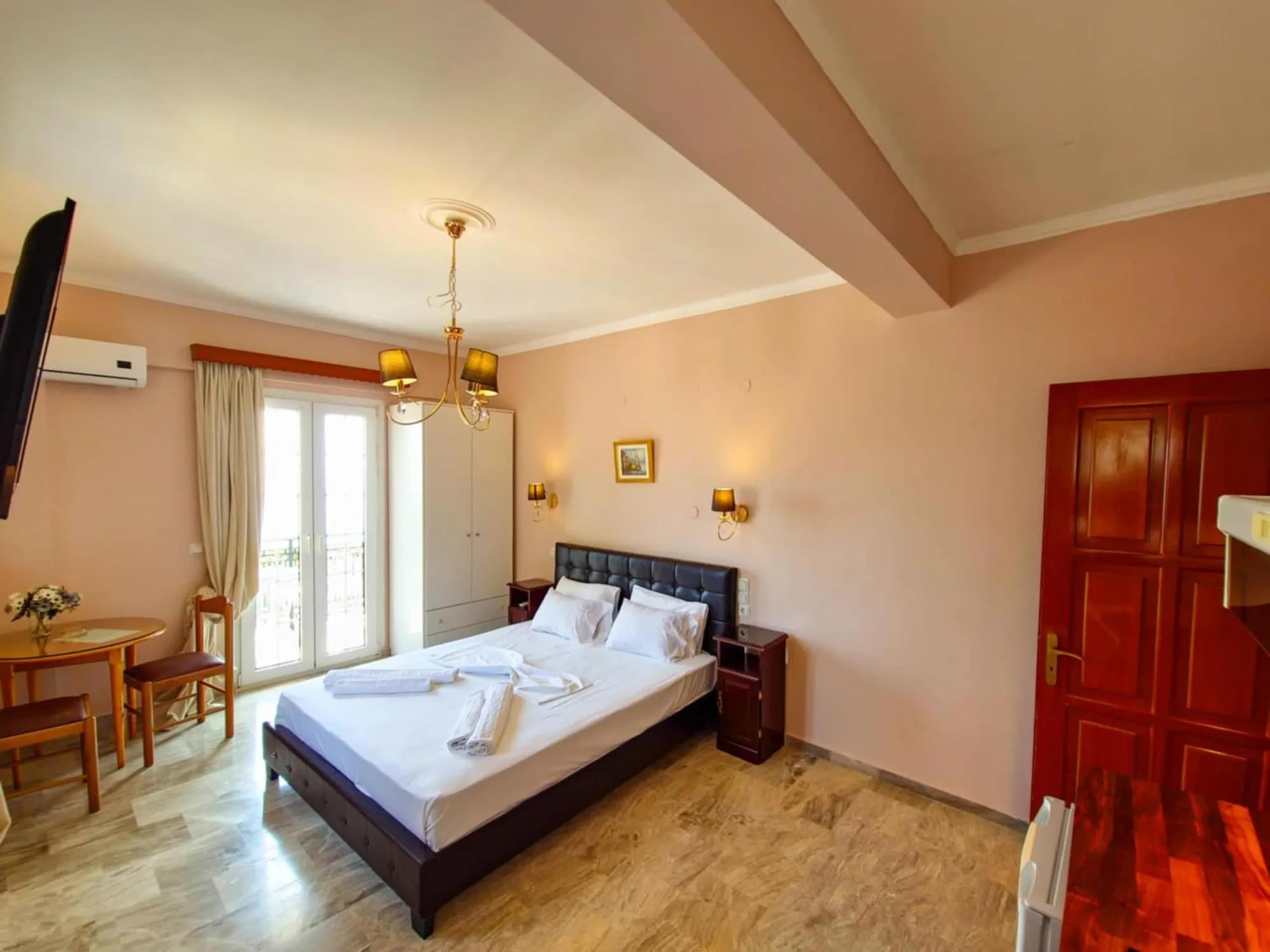 Bed in Stellatos House