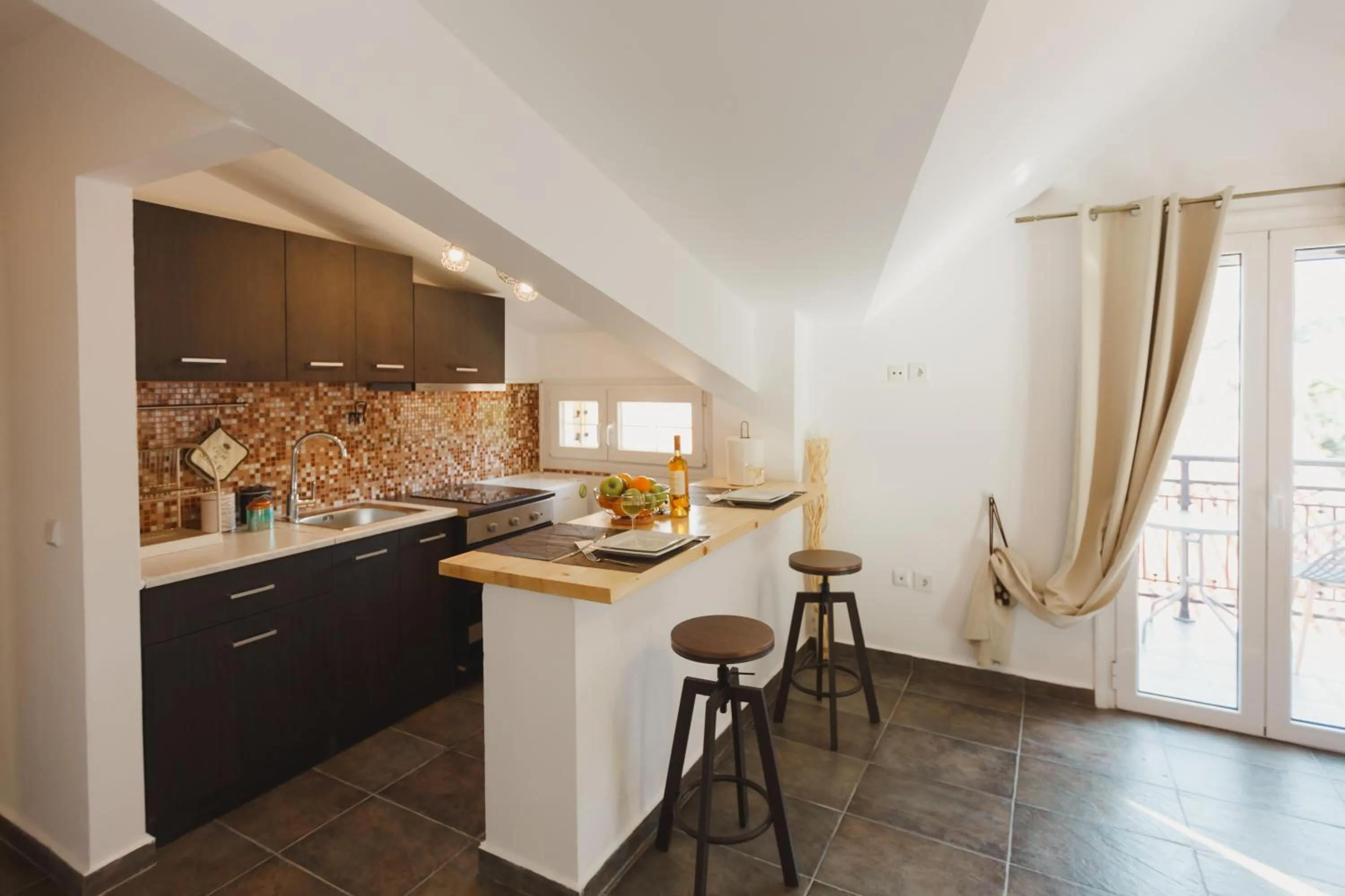 Kitchen or kitchenette in Stellatos House