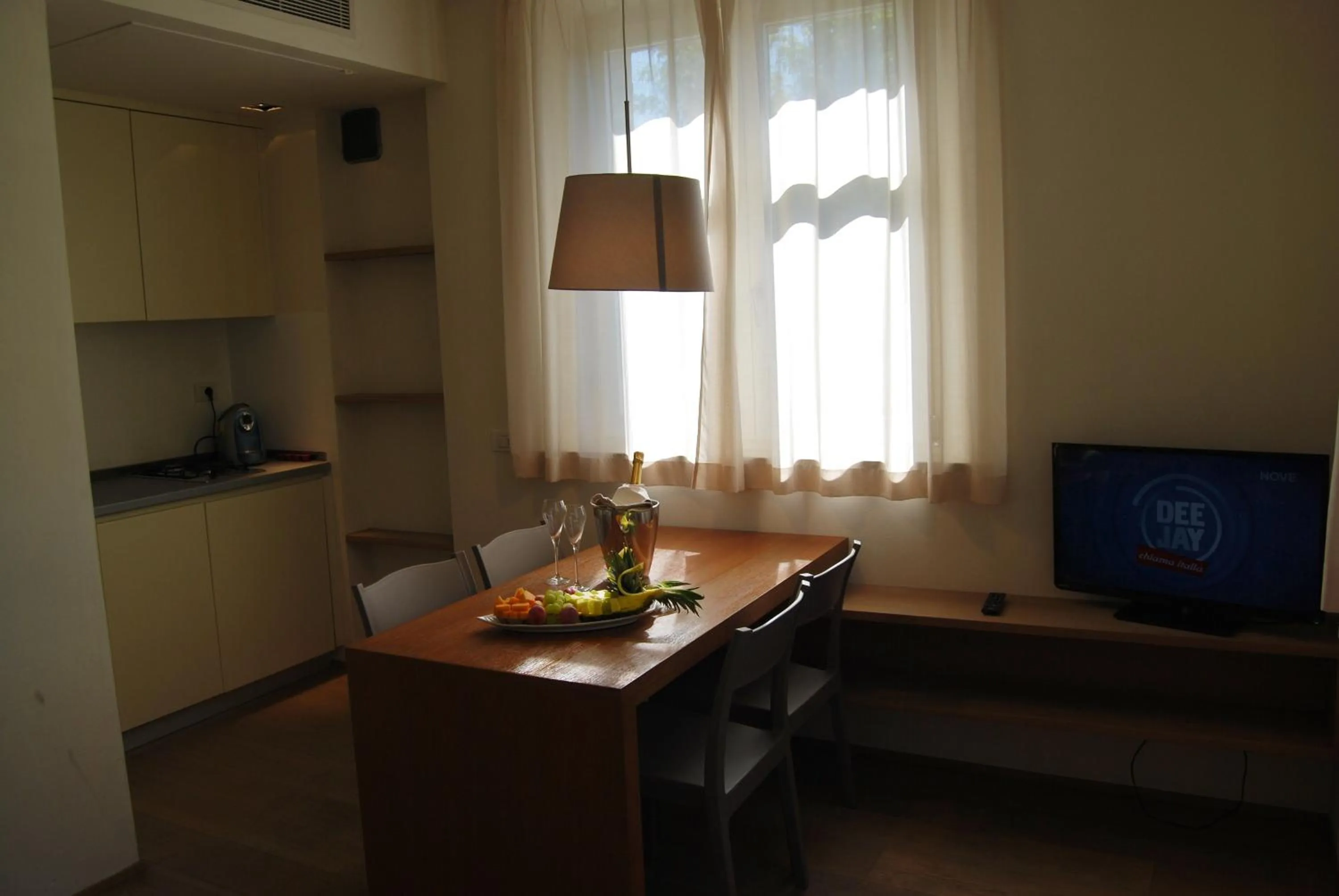 Kitchen or kitchenette in Ceccarini Suite