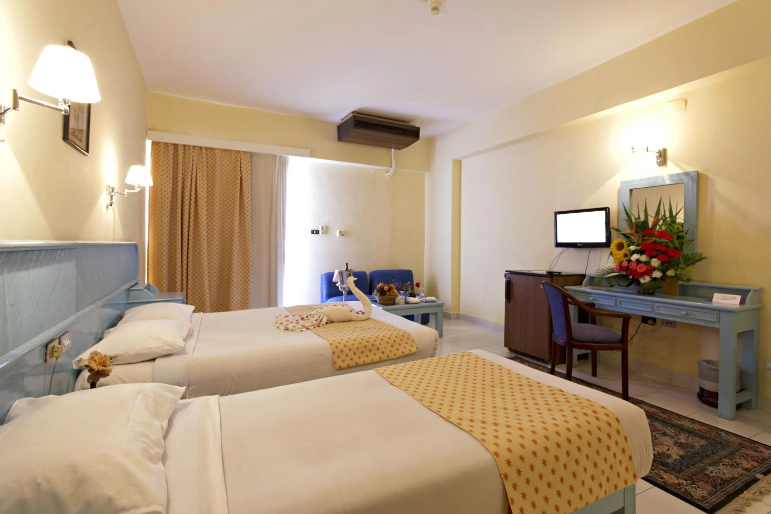 Decorative detail, Bed in Empire Hotel Aqua Park