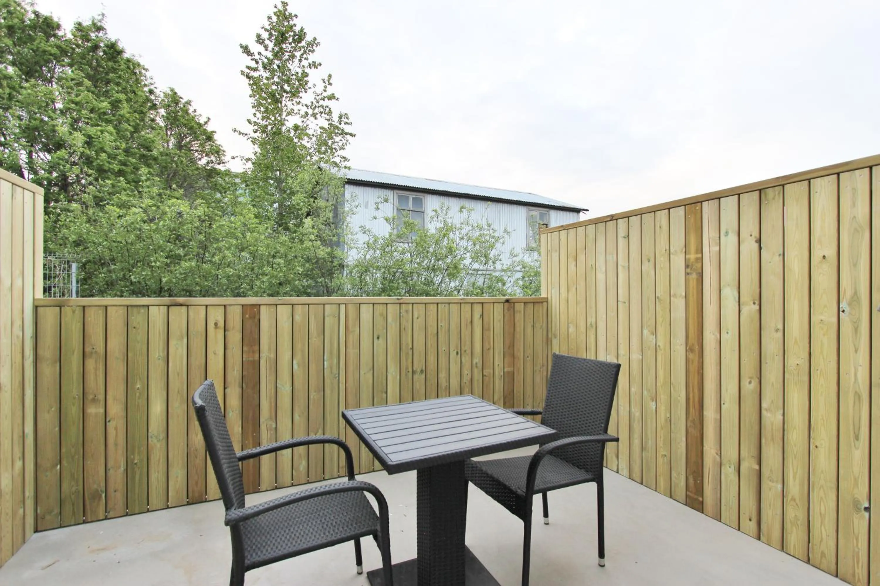 Patio in Lava Apartments & Rooms