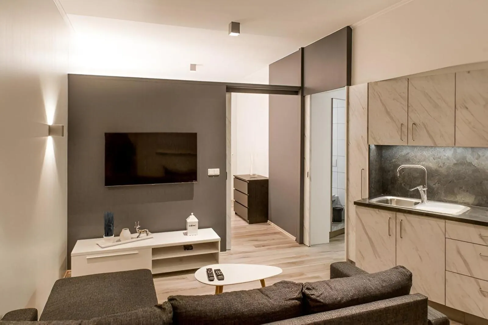 Living room in Lava Apartments & Rooms