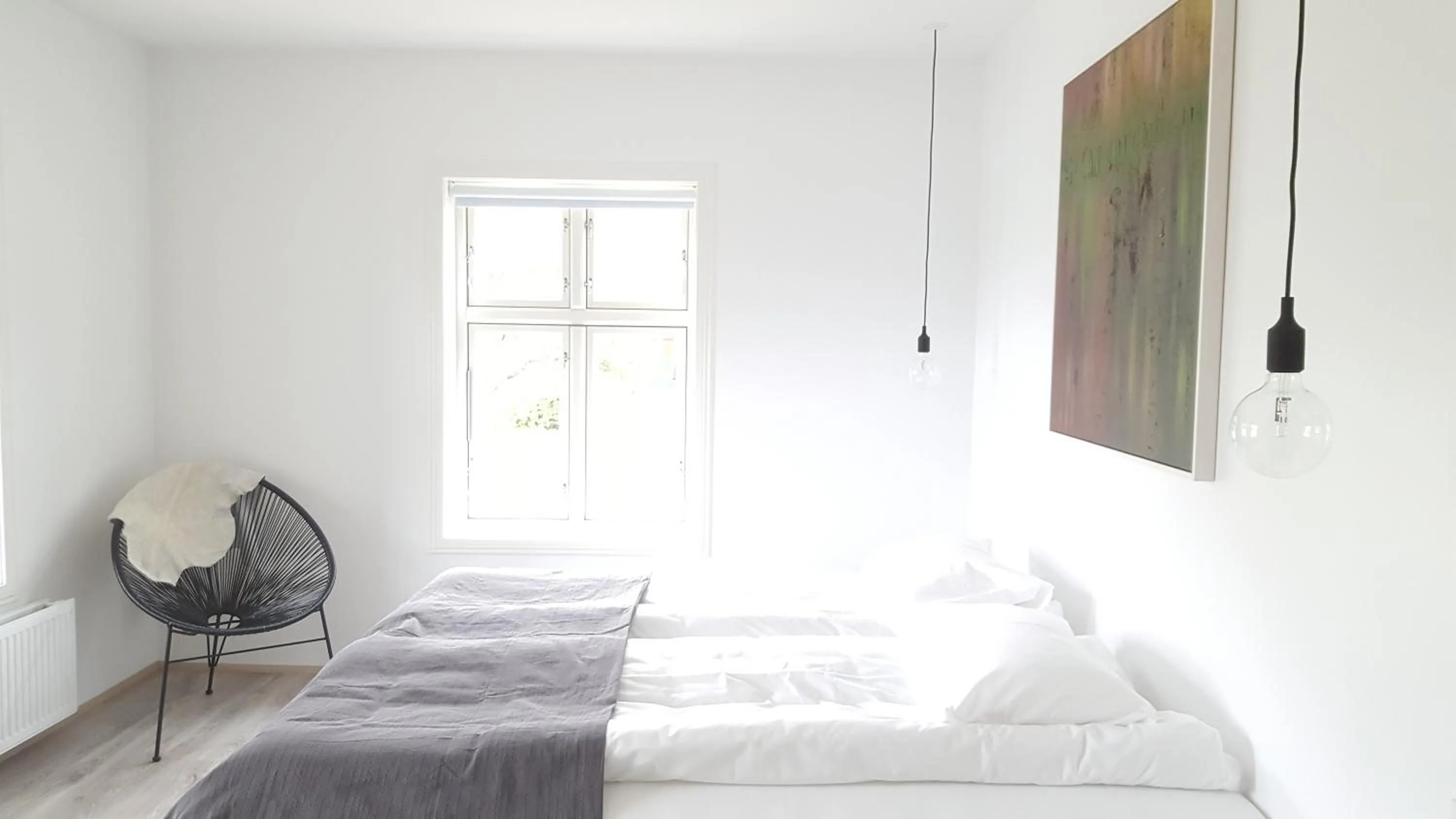 Day, Bed in Við Lónið Guesthouse