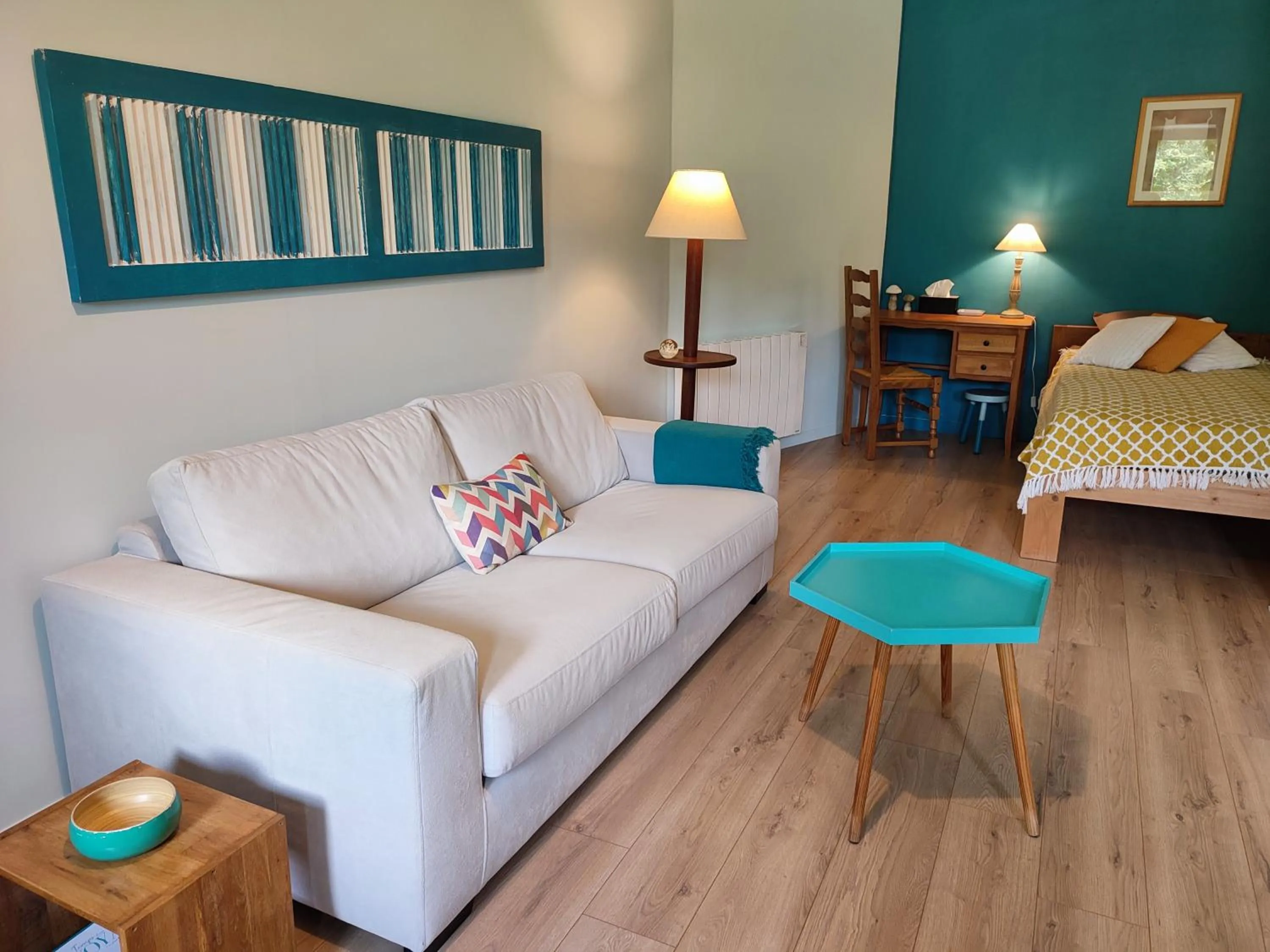 Bedroom, Bed in Terres de la Grange B&B