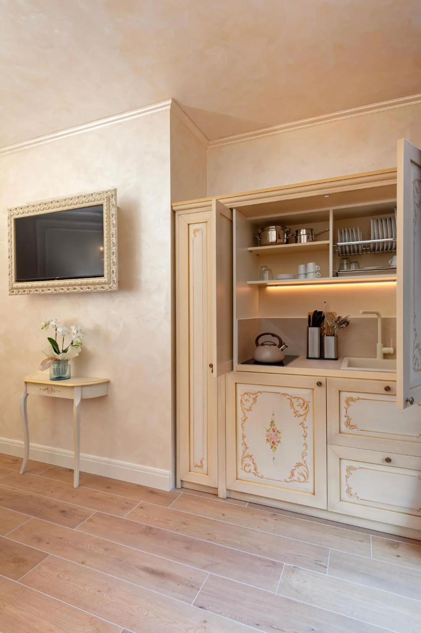 Kitchen or kitchenette in Relais Empire