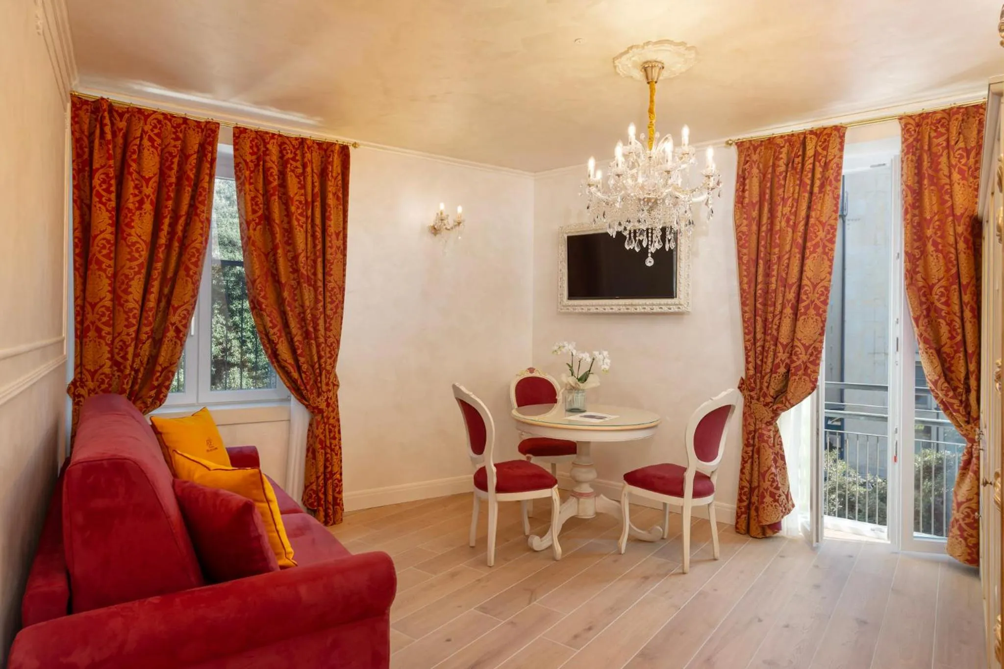 Living room in Relais Empire