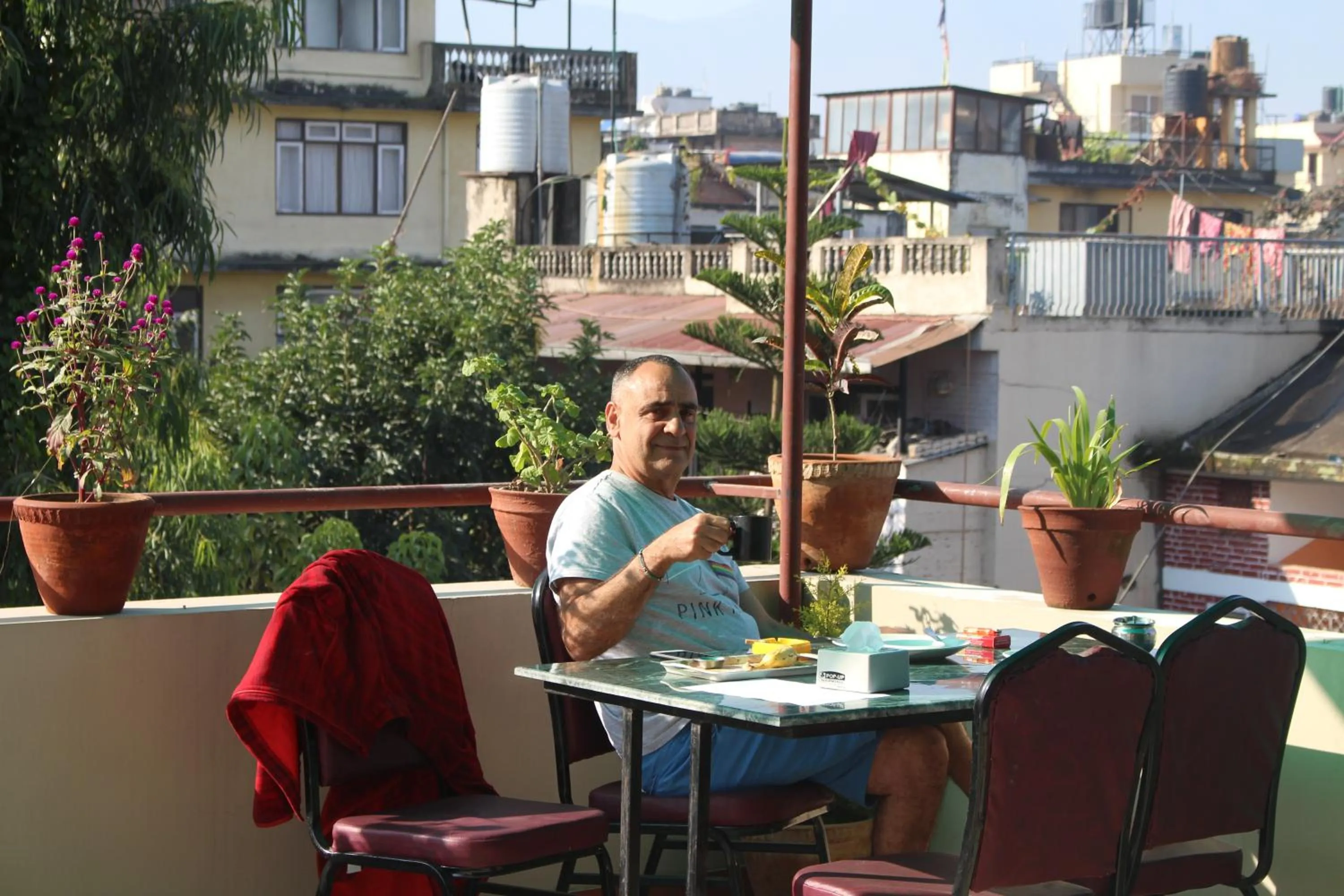 Guests in Kathmandu Sunny Hotel