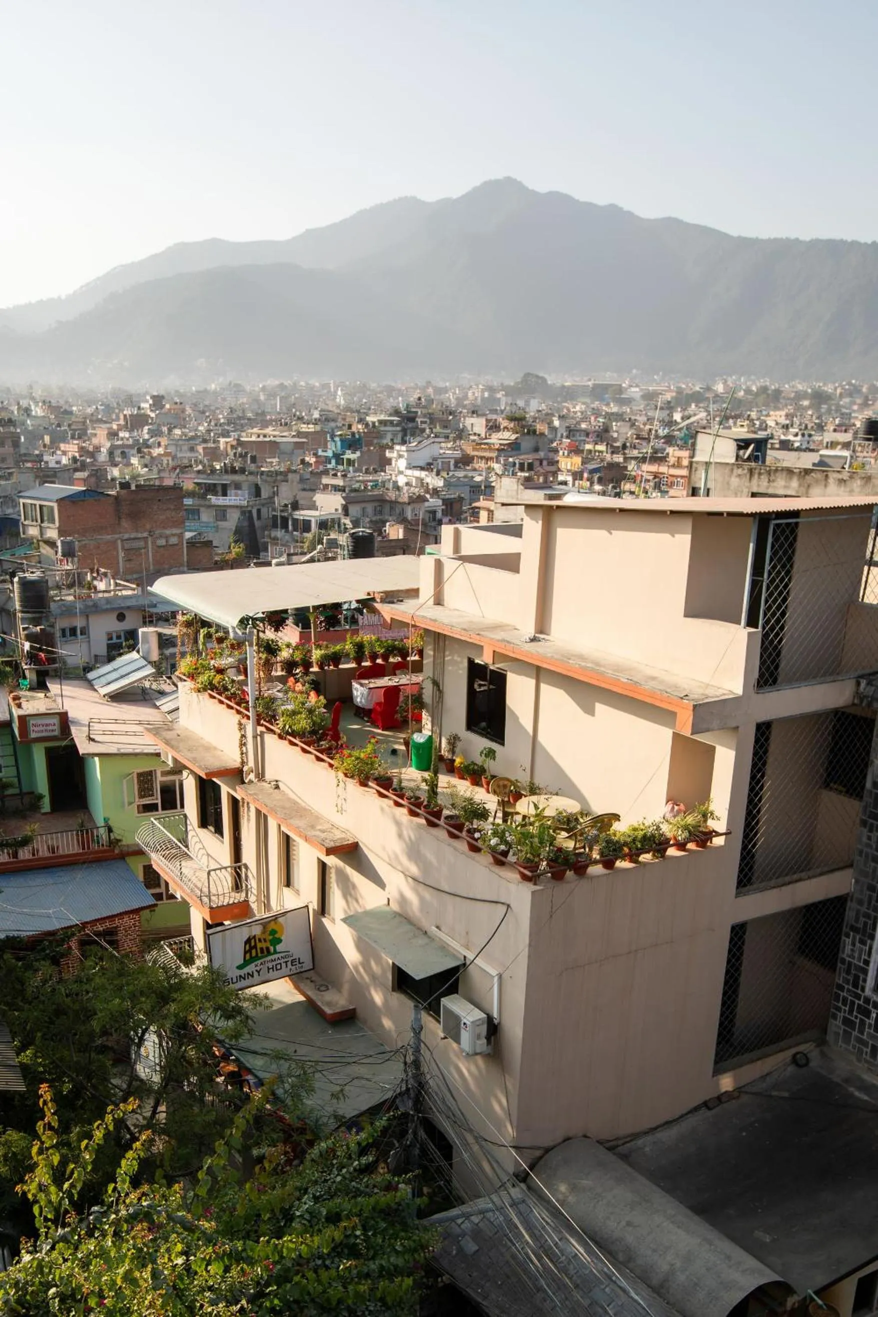 Bird's eye view in Kathmandu Sunny Hotel
