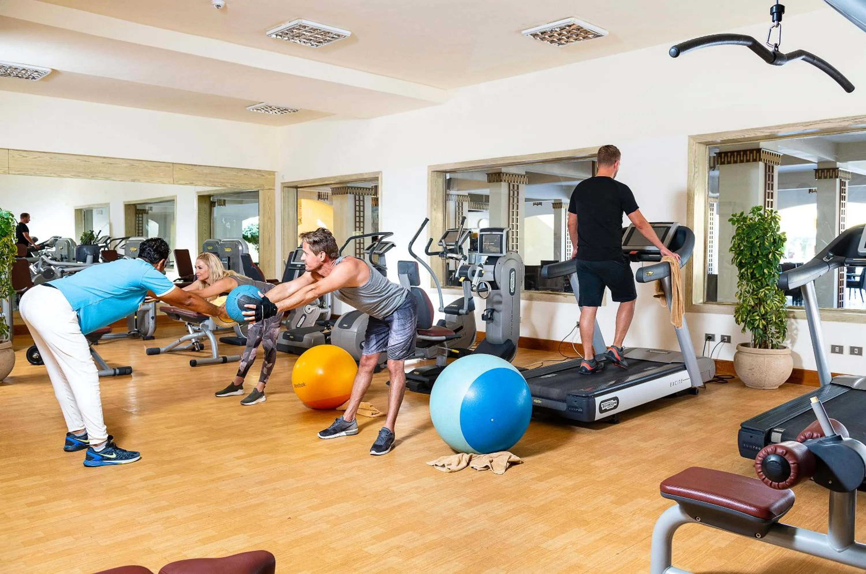 Fitness centre/facilities in Three Corners Fayrouz Plaza Beach Resort