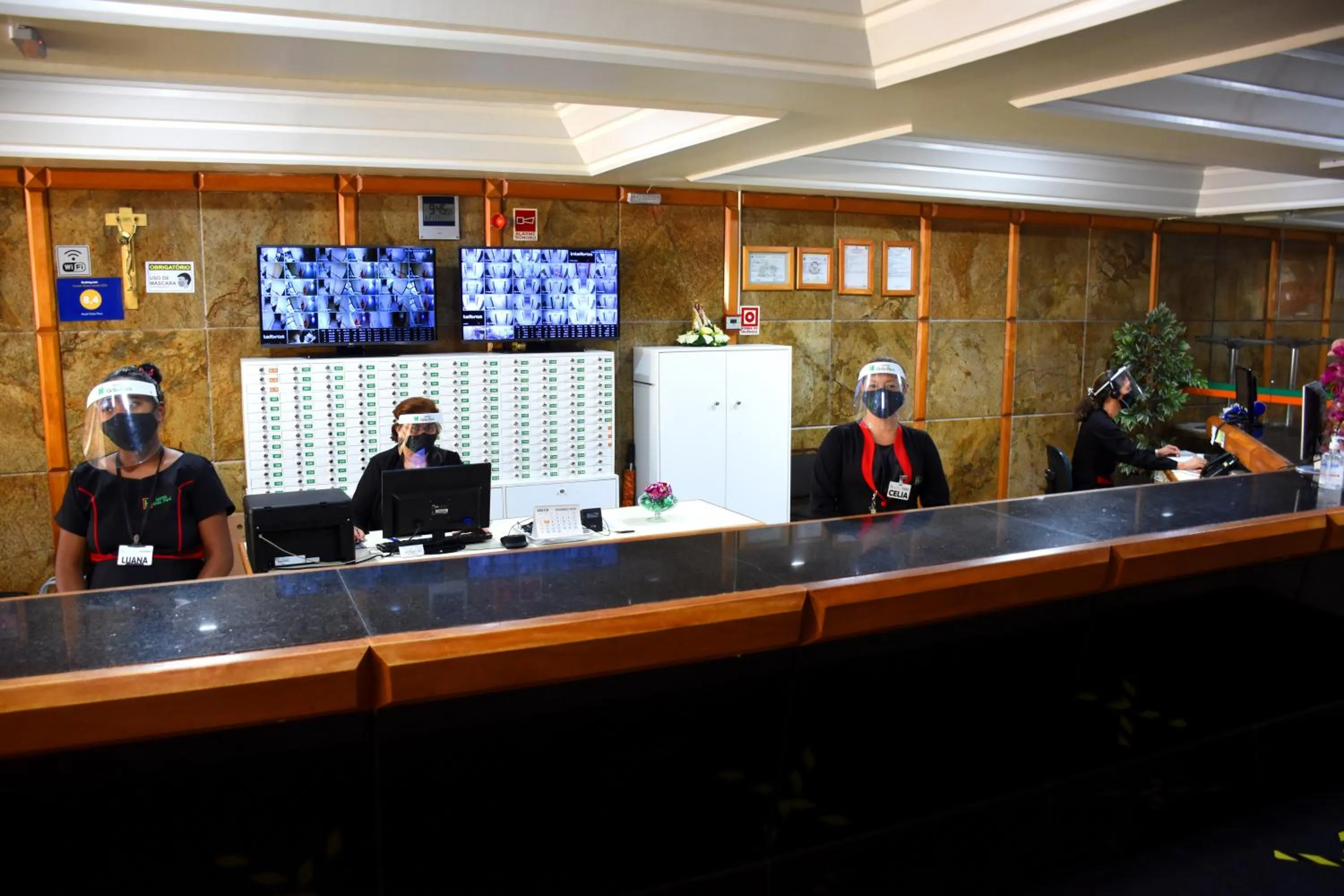 Lobby or reception in Hotel Grão Para