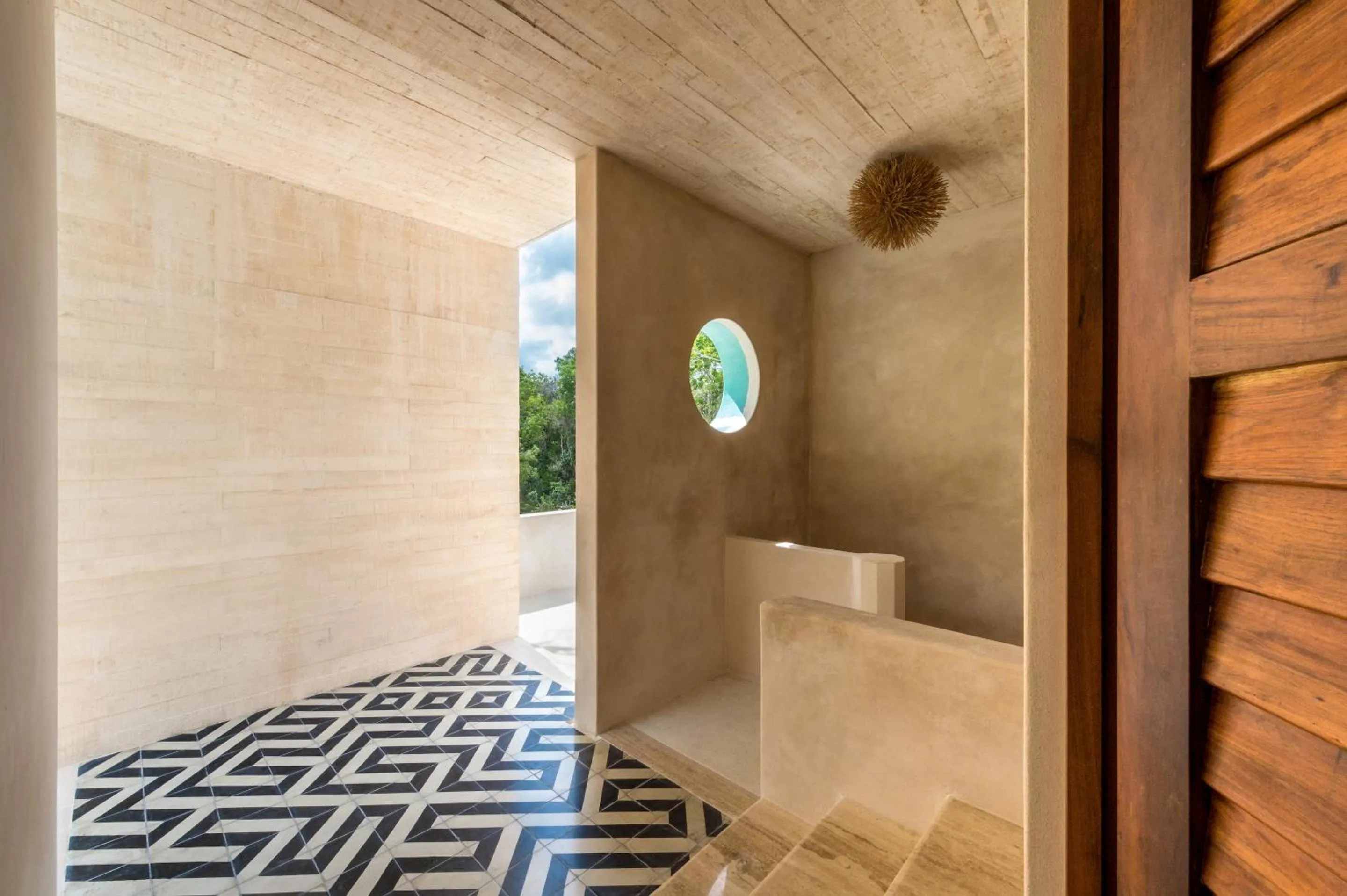 Decorative detail in Hotel Tiki Tiki Tulum