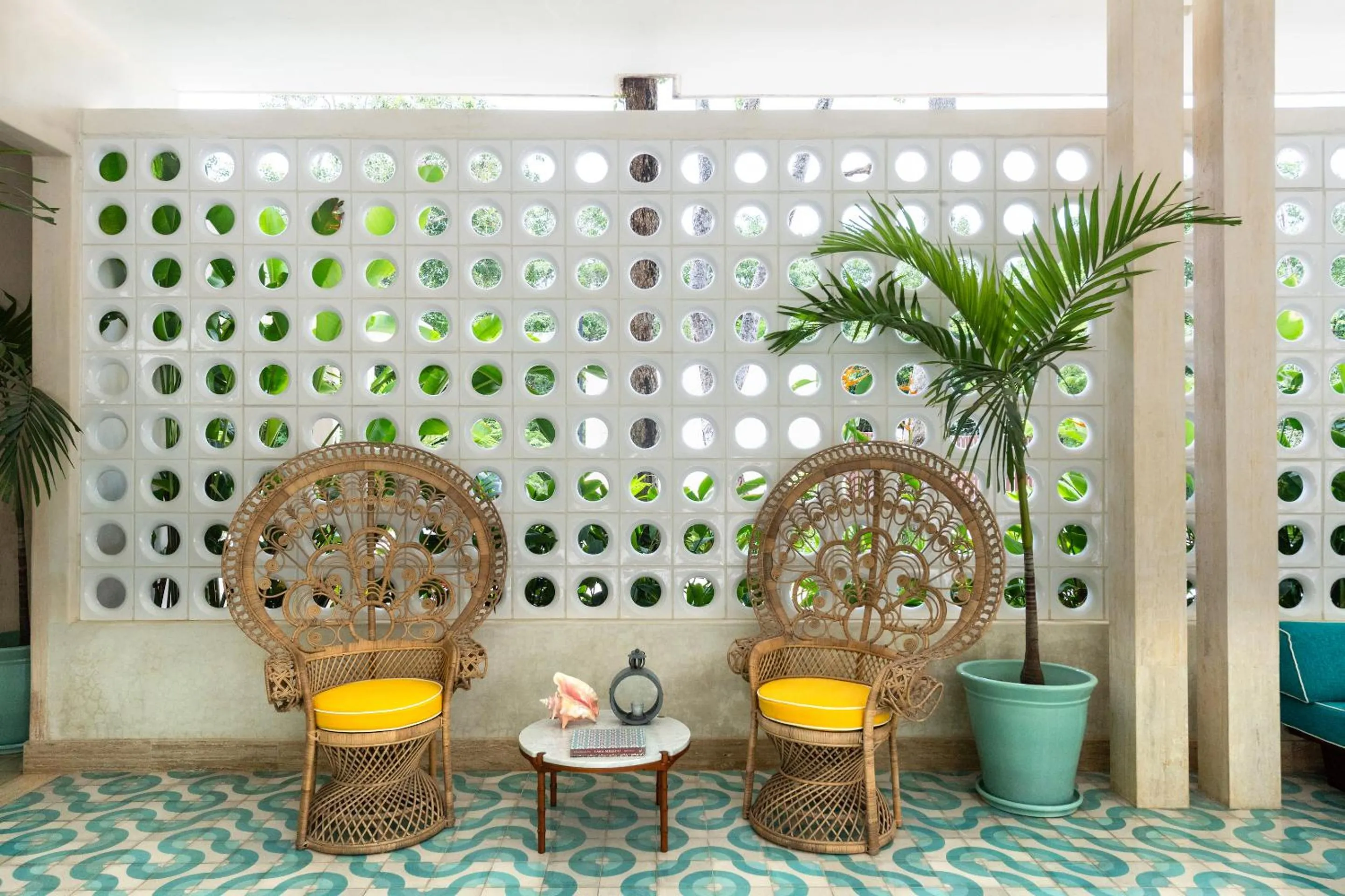 Decorative detail in Hotel Tiki Tiki Tulum