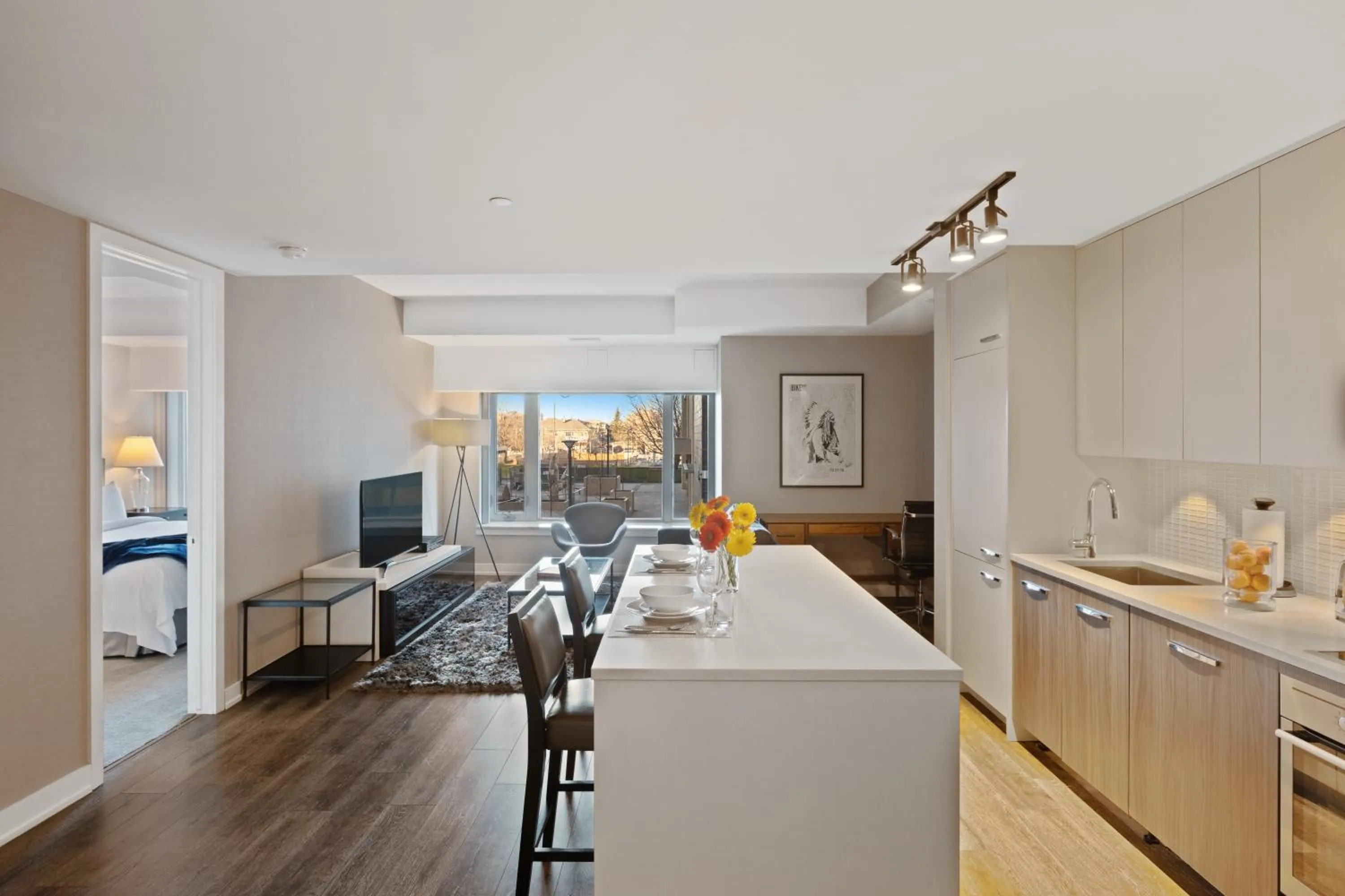 Kitchen or kitchenette in SOHO Residences Champagne