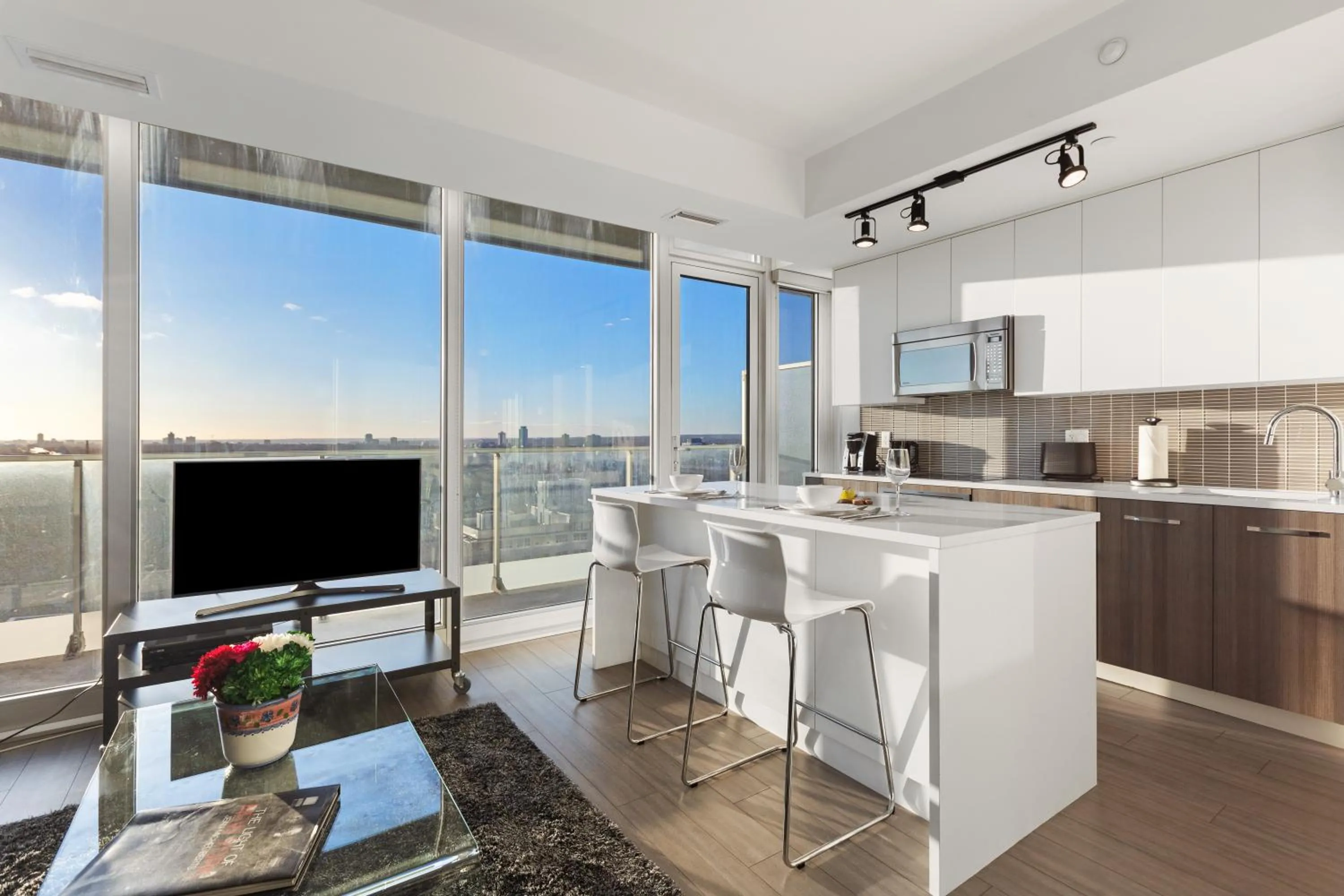 Kitchen or kitchenette in SOHO Residences Champagne