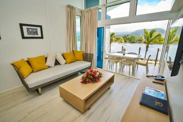 Balcony/Terrace in Taumeasina Island Resort