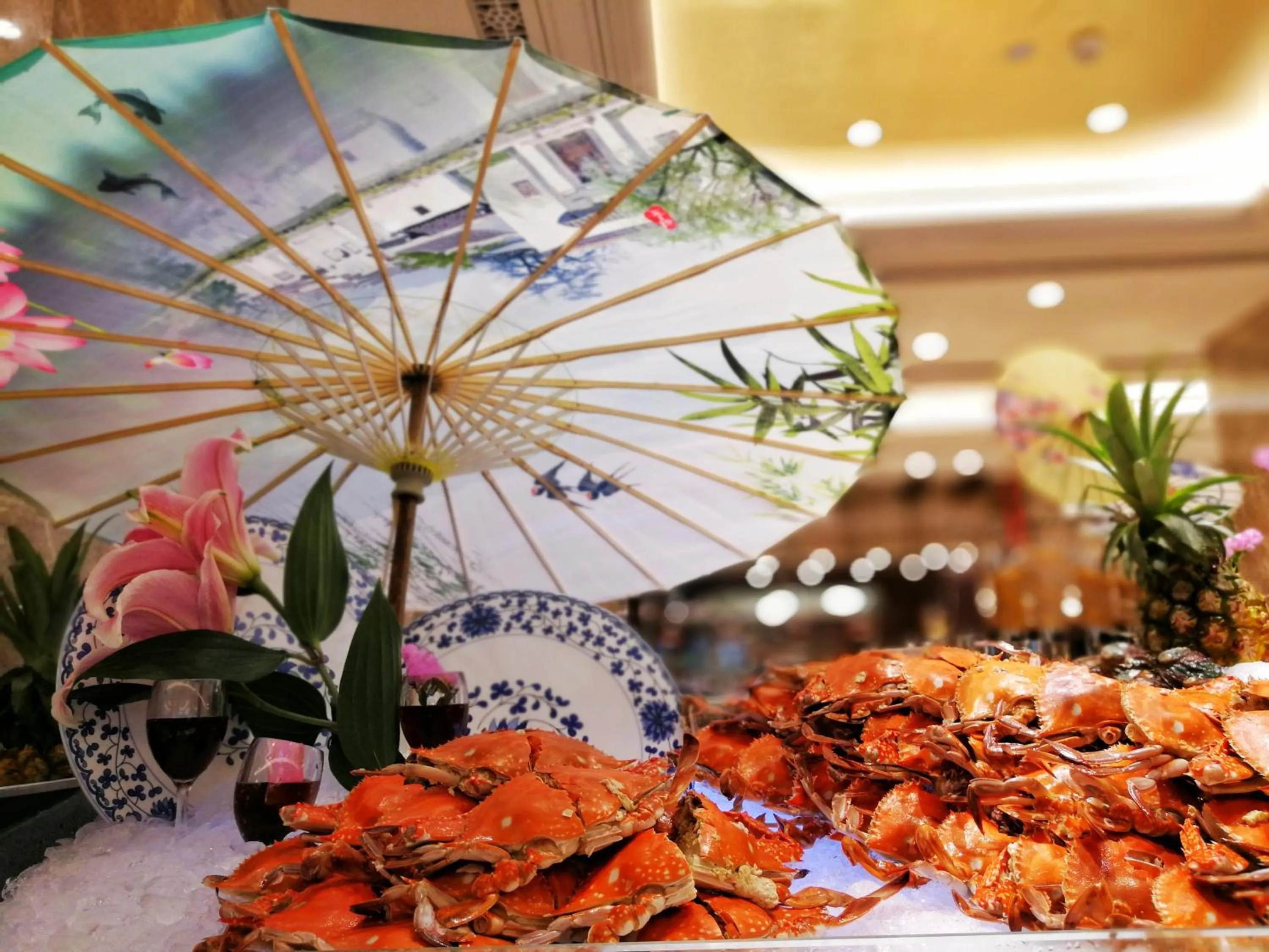 Lunch in Fuzhou Lakeside Hotel