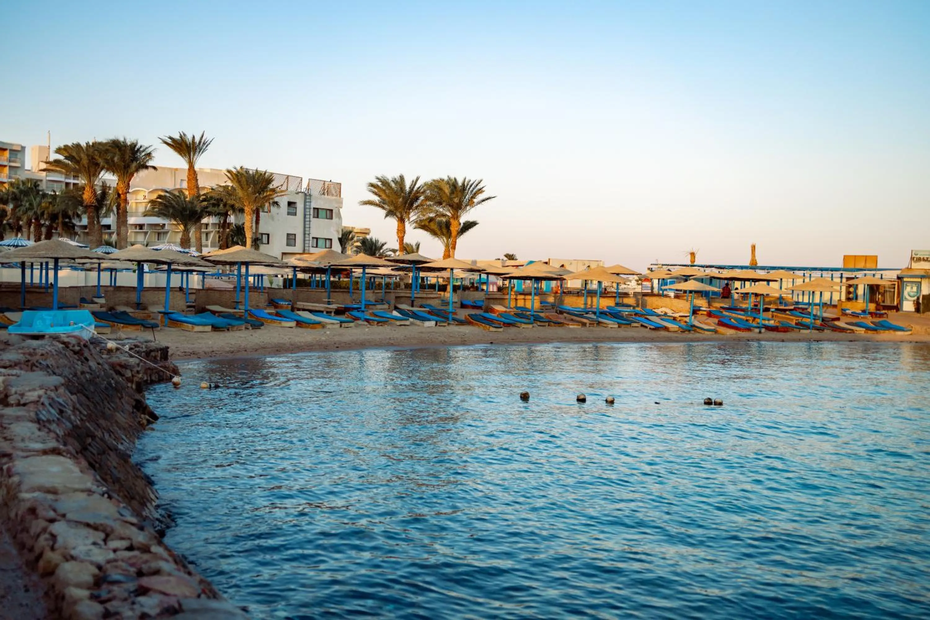 Sea view in Empire Beach Aqua Park