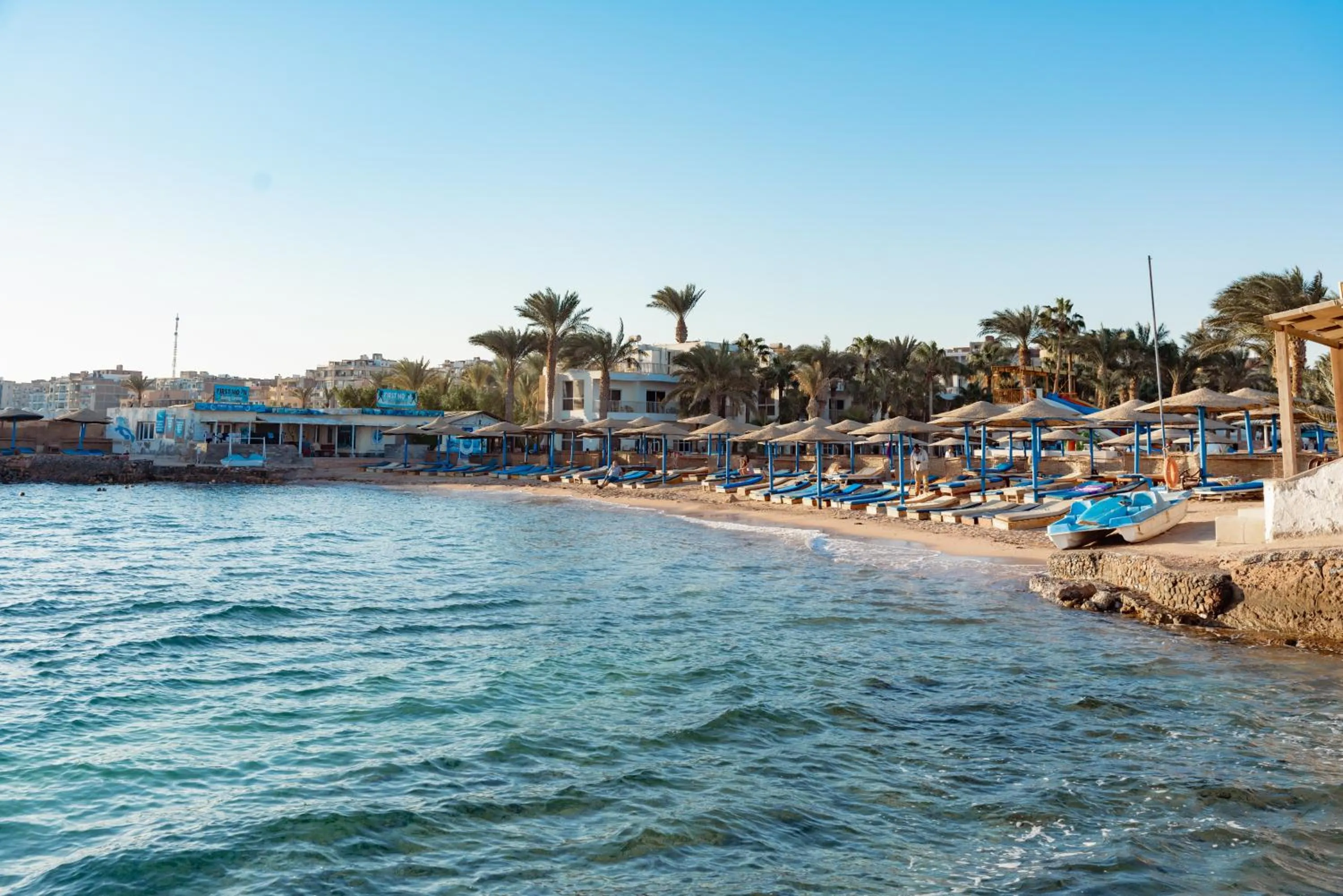 Sea view in Empire Beach Aqua Park