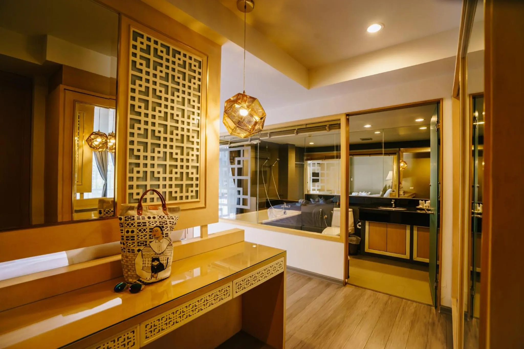 Decorative detail in Moon Dragon Hotel