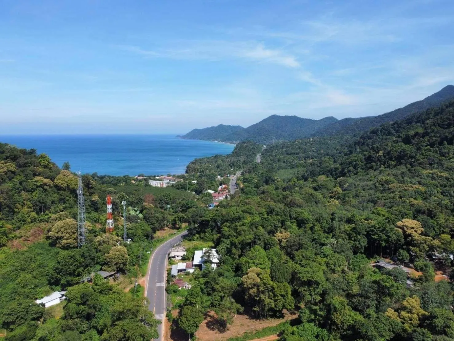 Quiet street view in Grand Tree
