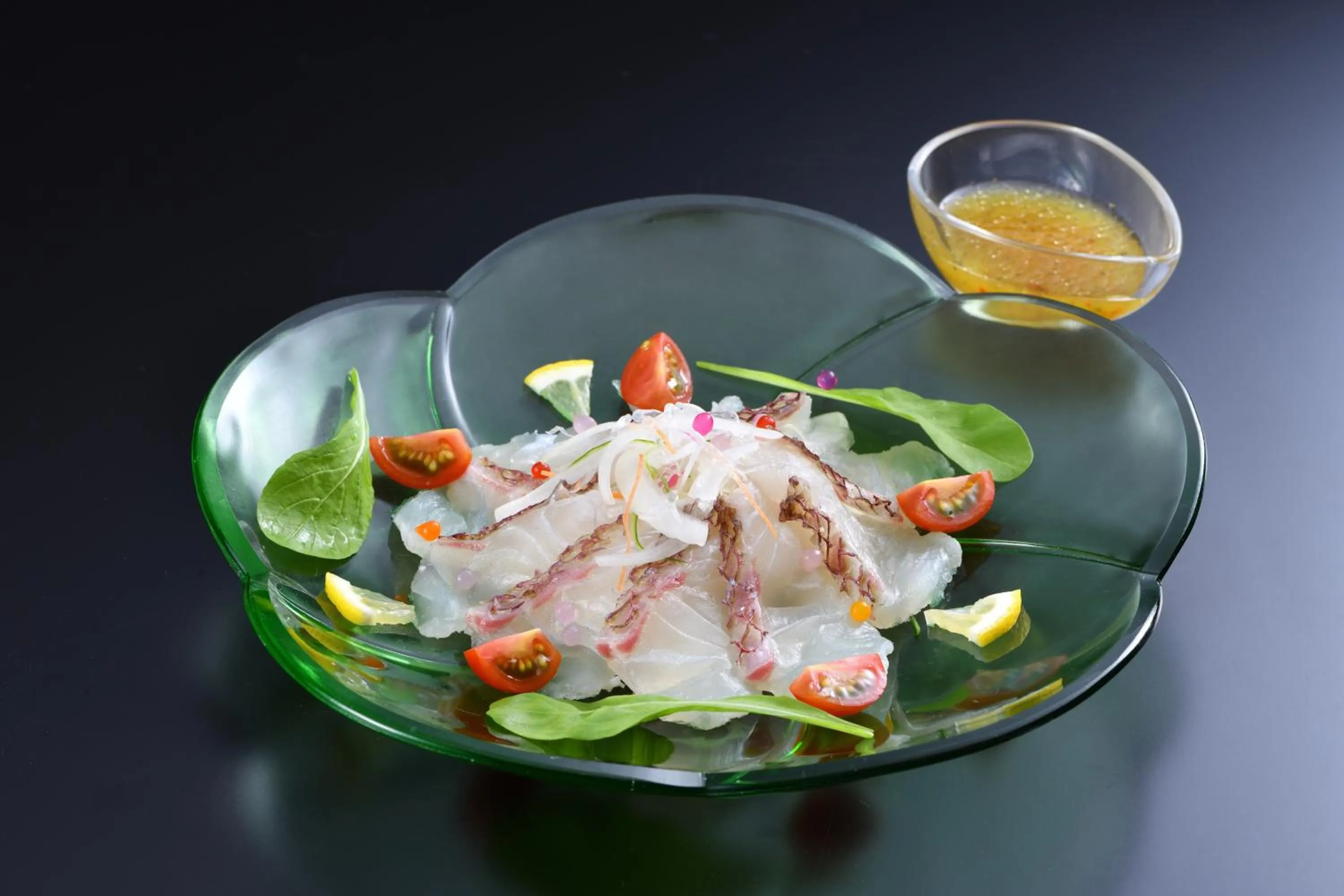 Food close-up in Yunogo Onsen HOTEL YUNOMORI BISYUNKAKU