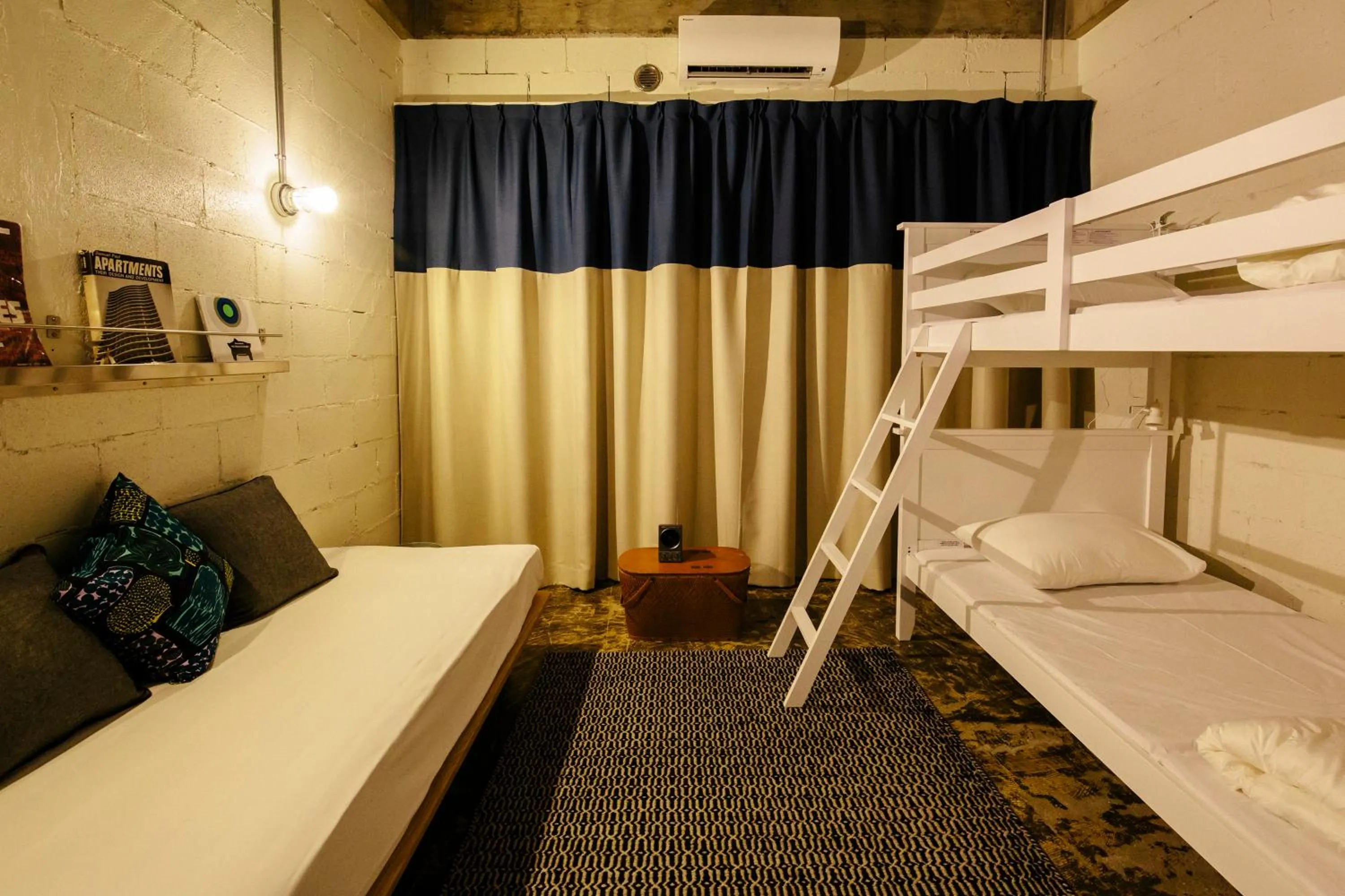 Photo of the whole room, Bed in Spice Motel Okinawa