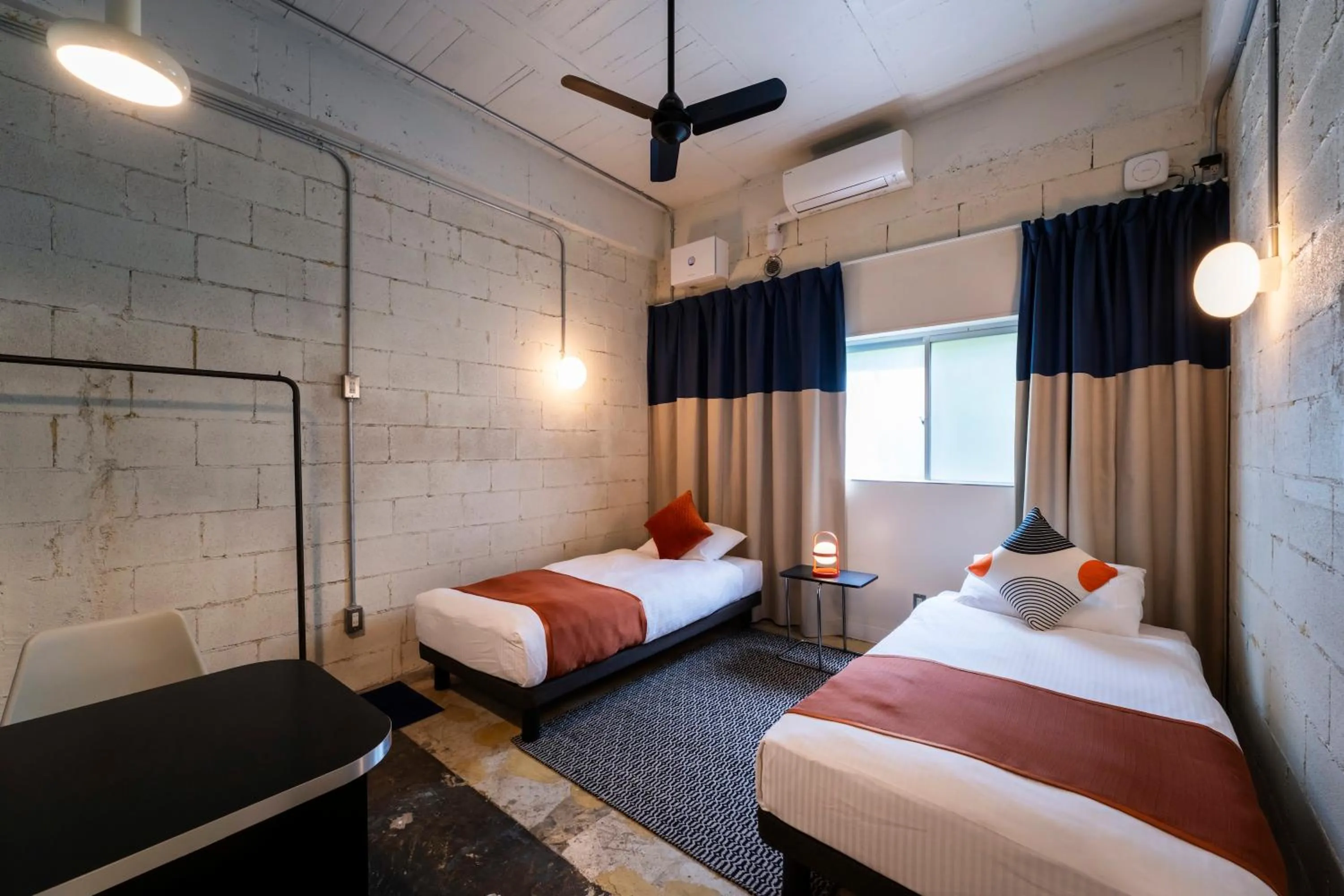 Photo of the whole room, Bed in Spice Motel Okinawa