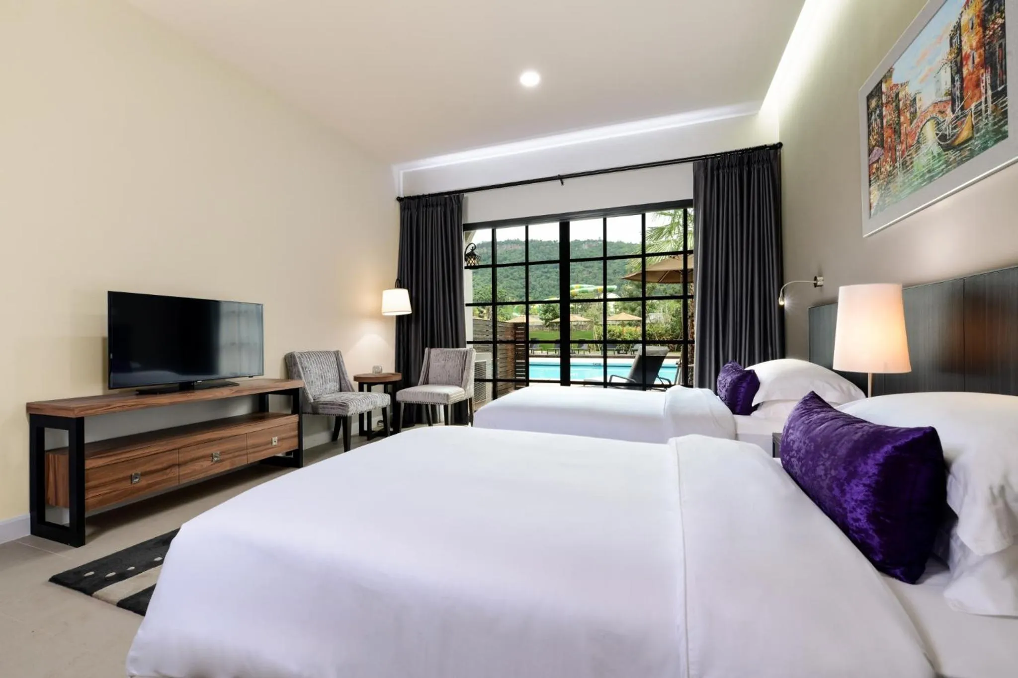 Bed in Le Monte Khao Yai