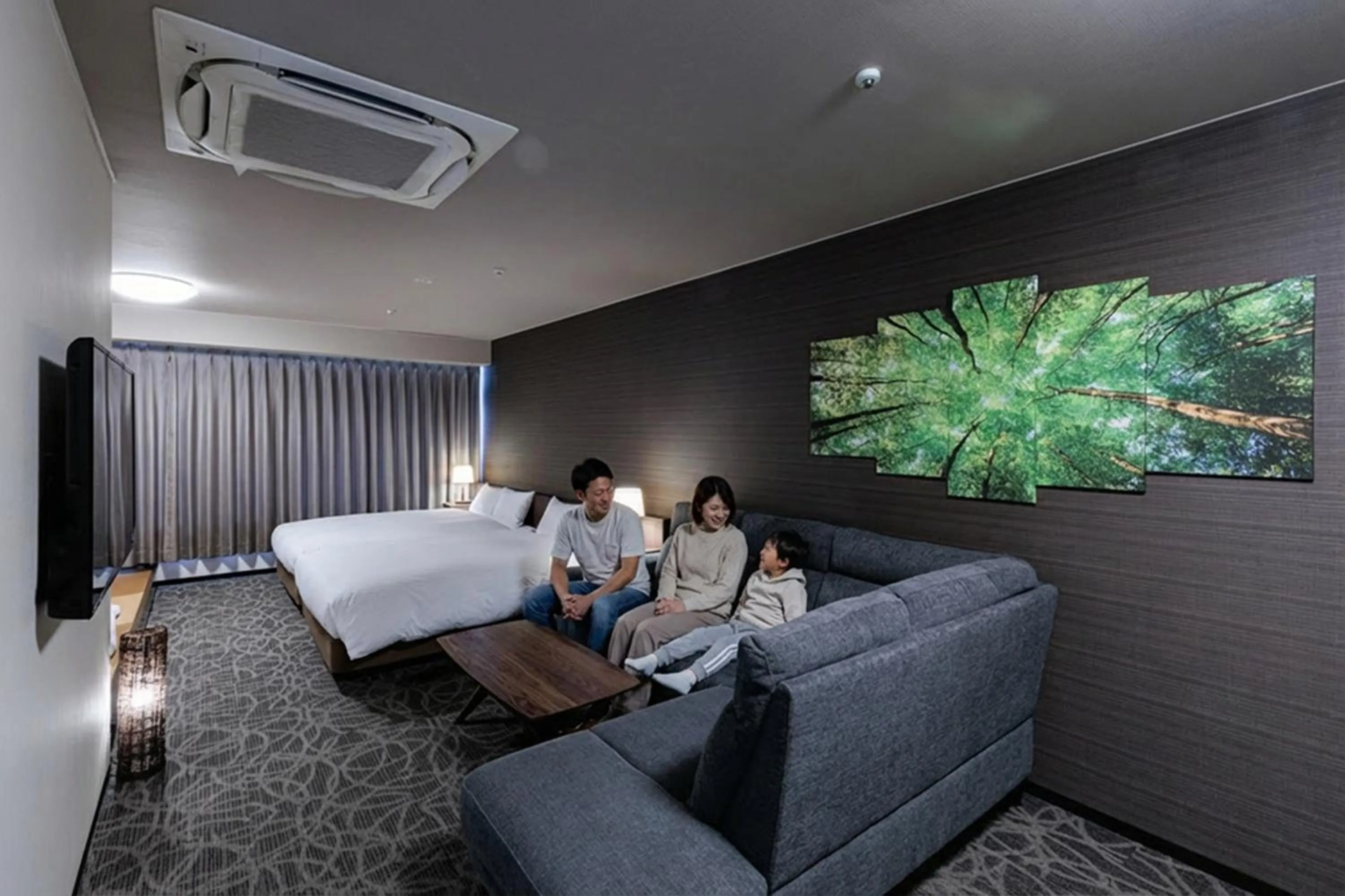 Bed in Hotel Silk Tree Nagoya