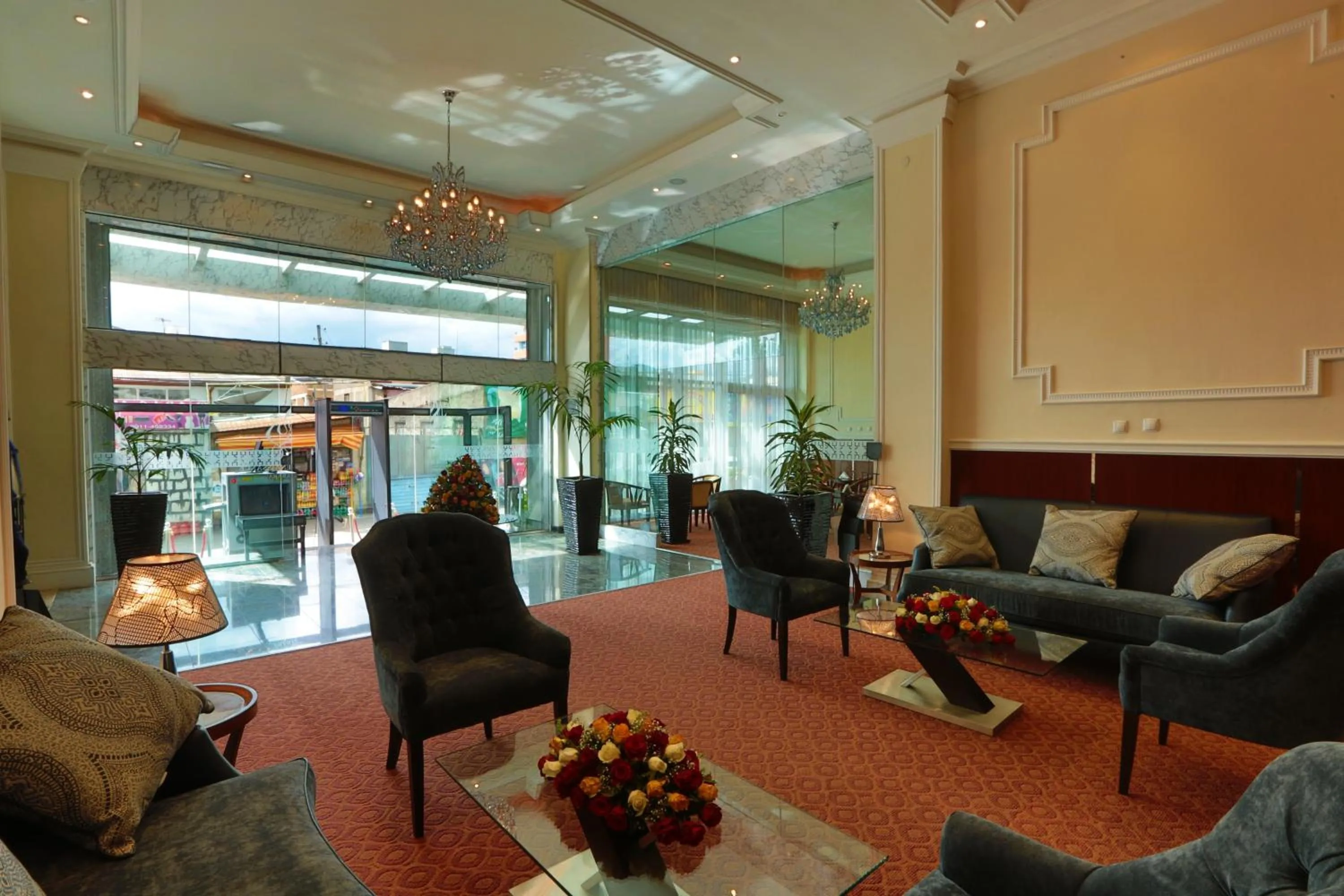 Lobby or reception in Abyssinia Renaissance Hotel