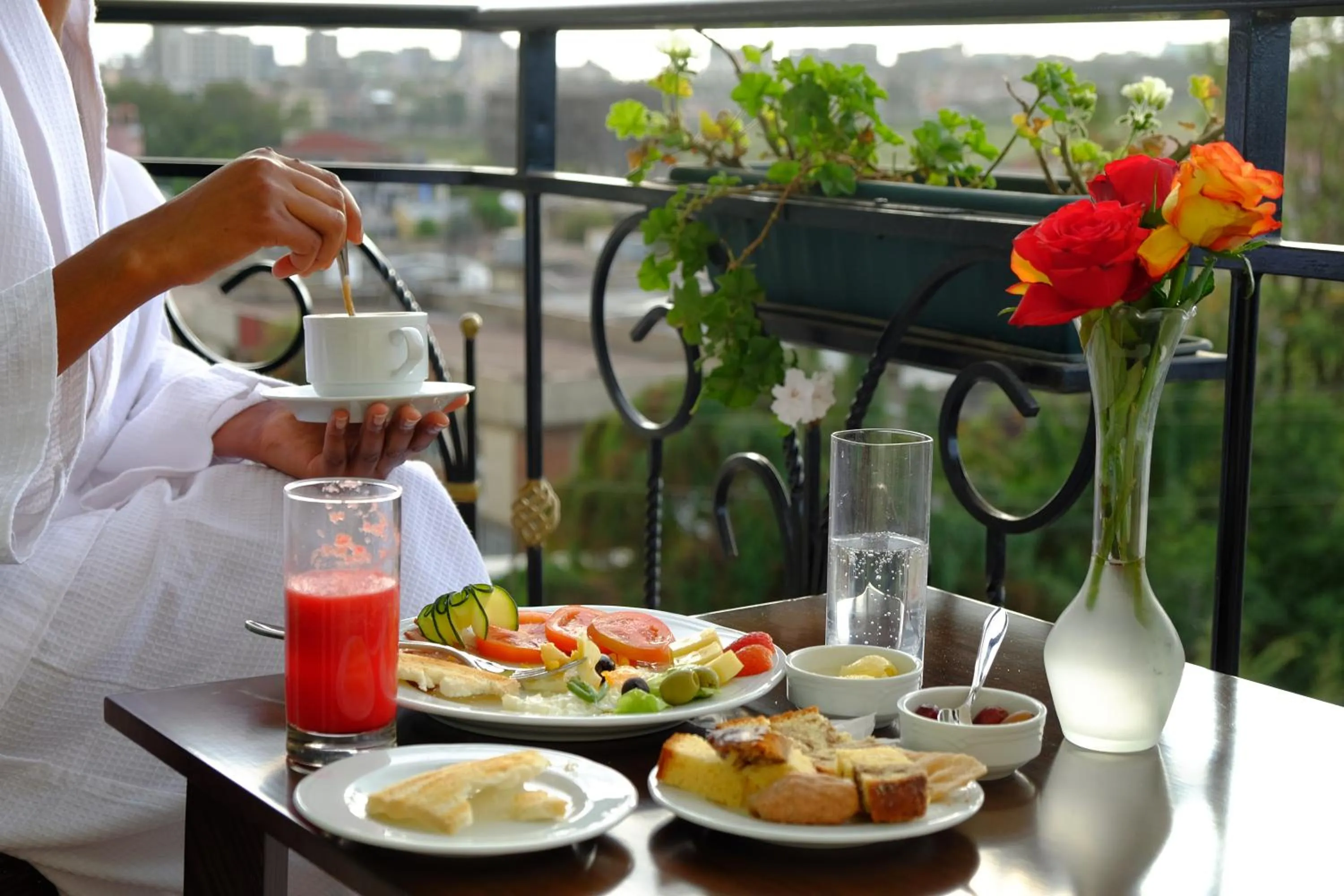 Balcony/Terrace in Abyssinia Renaissance Hotel