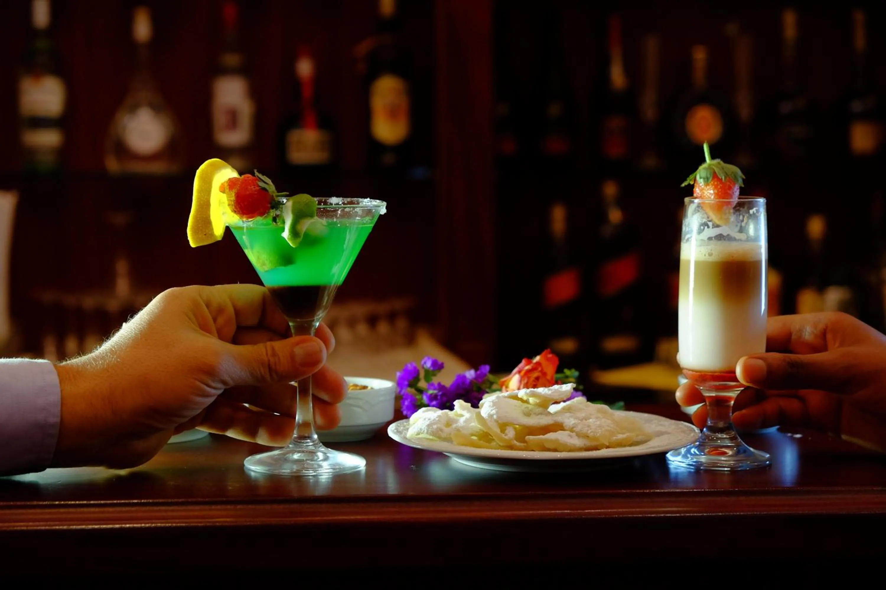 Drinks in Abyssinia Renaissance Hotel