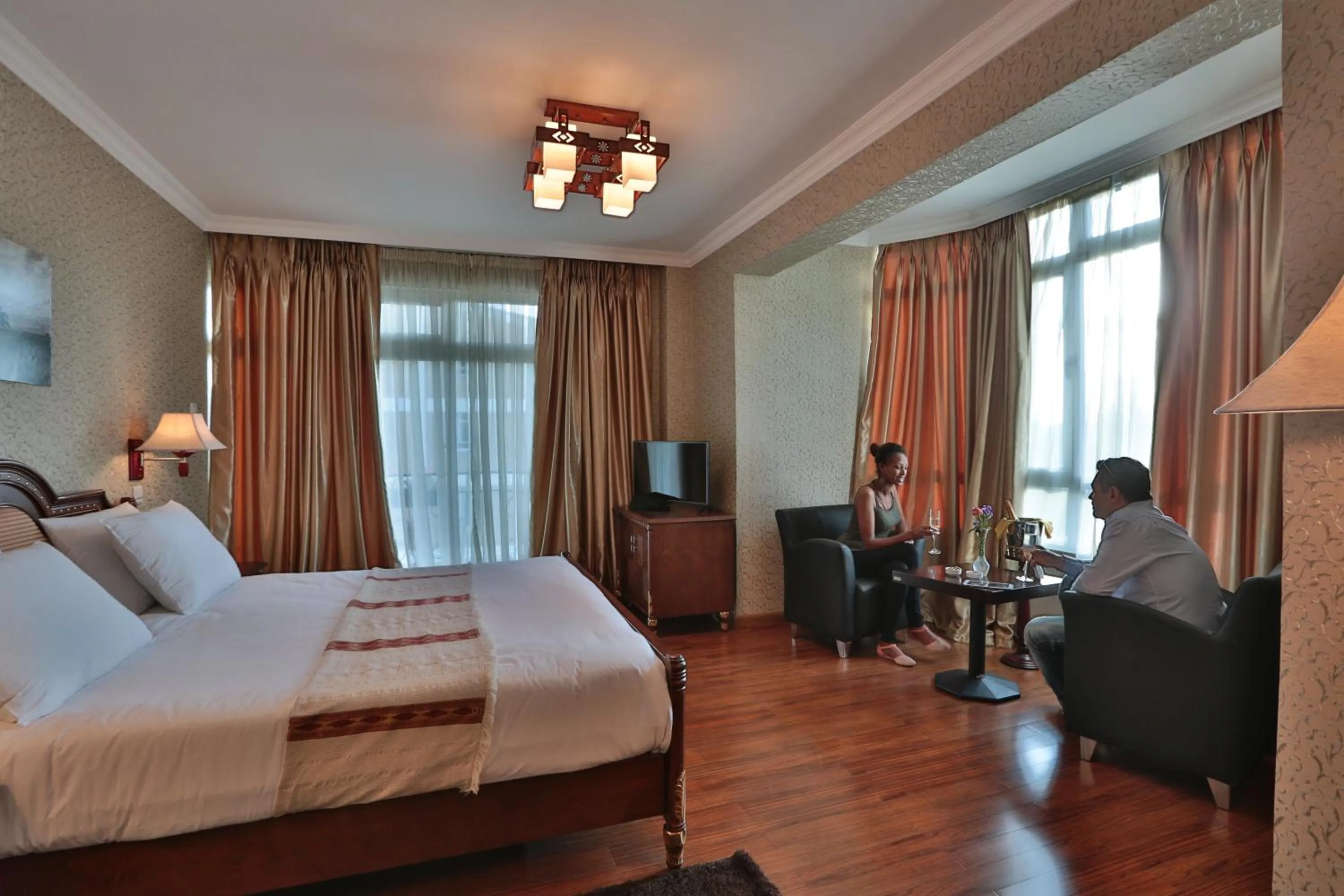 Bedroom, Bed in Abyssinia Renaissance Hotel