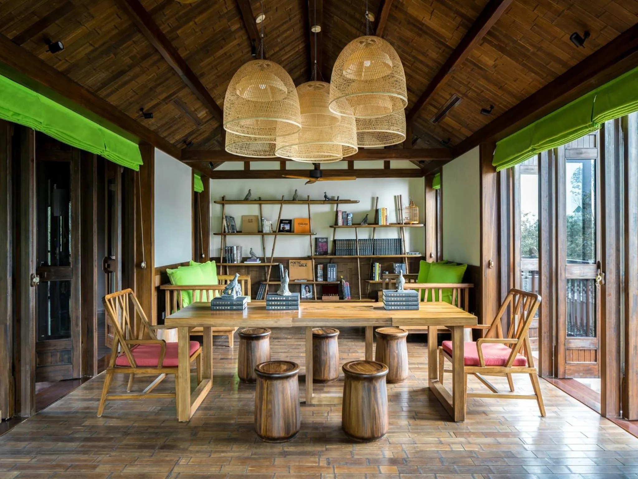 Lobby or reception in Six Senses Qing Cheng Mountain